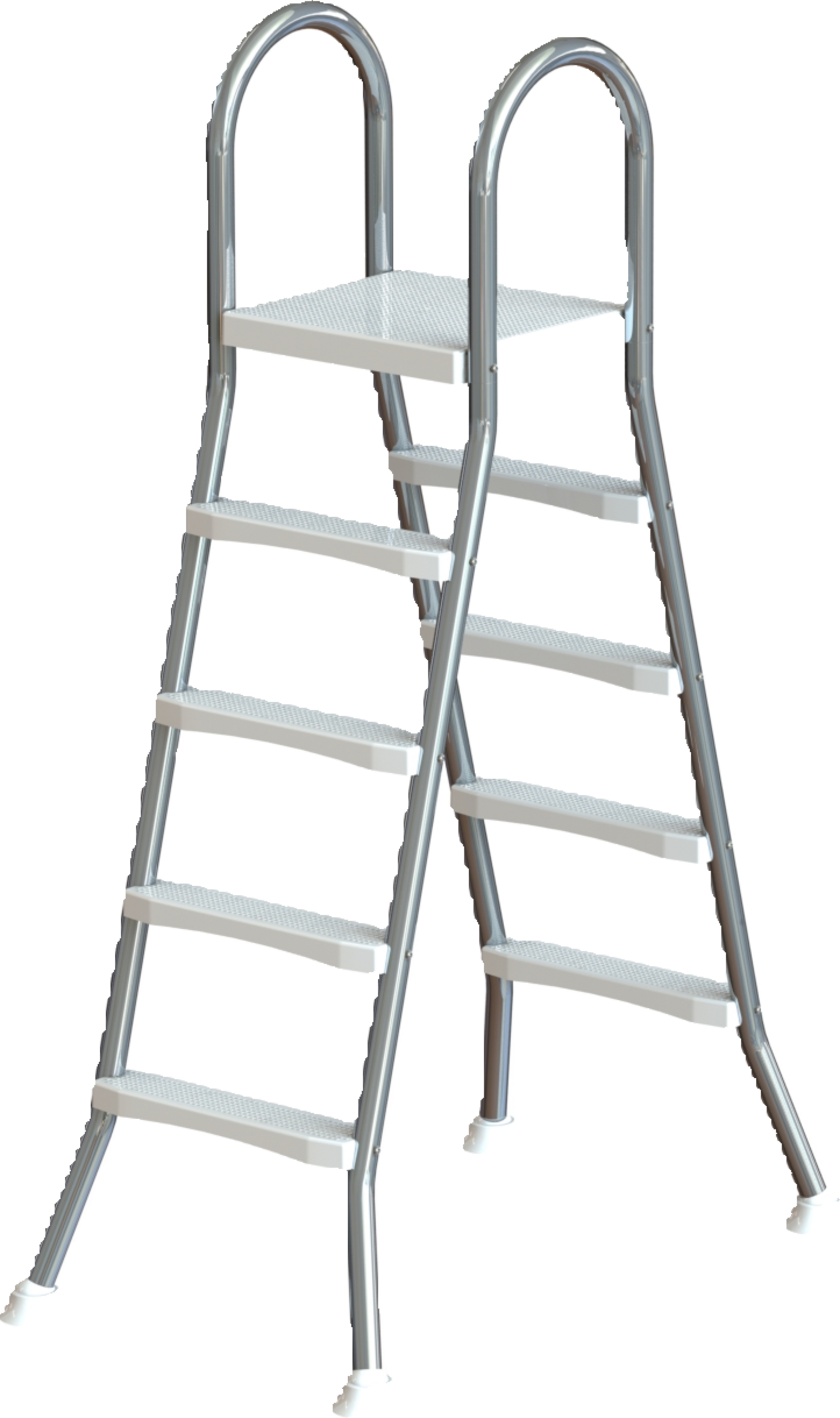 AZURO, Azuro De Luxe Stainless Steel Ladder "a" - For Pool Up To 1.40m Height