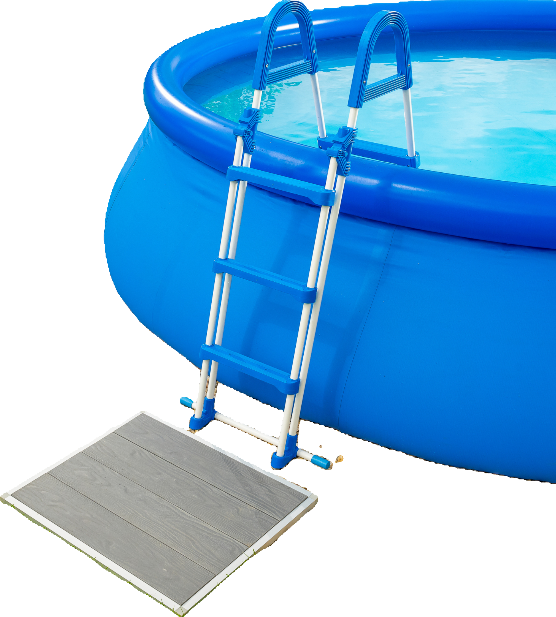 AZURO, Azuro Safety Ladder 0.91m / 3-steps - For Pool Up To 0.95m Height