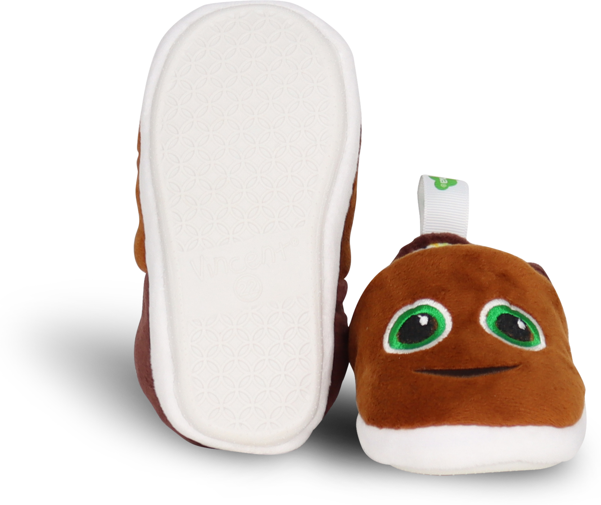 VINCENT SHOES, Babba Brown Slipper