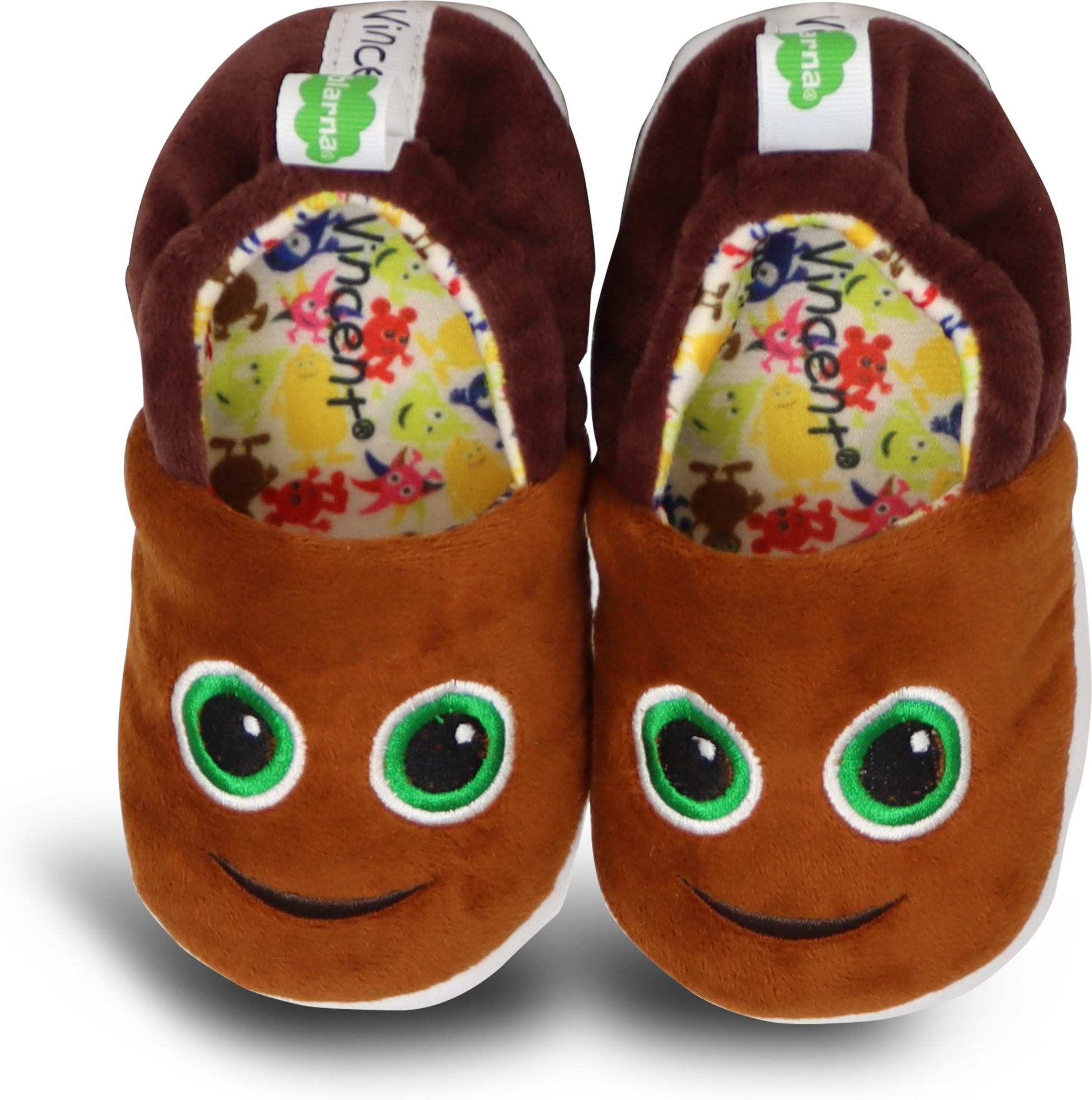 VINCENT SHOES, Babba Brown Slipper