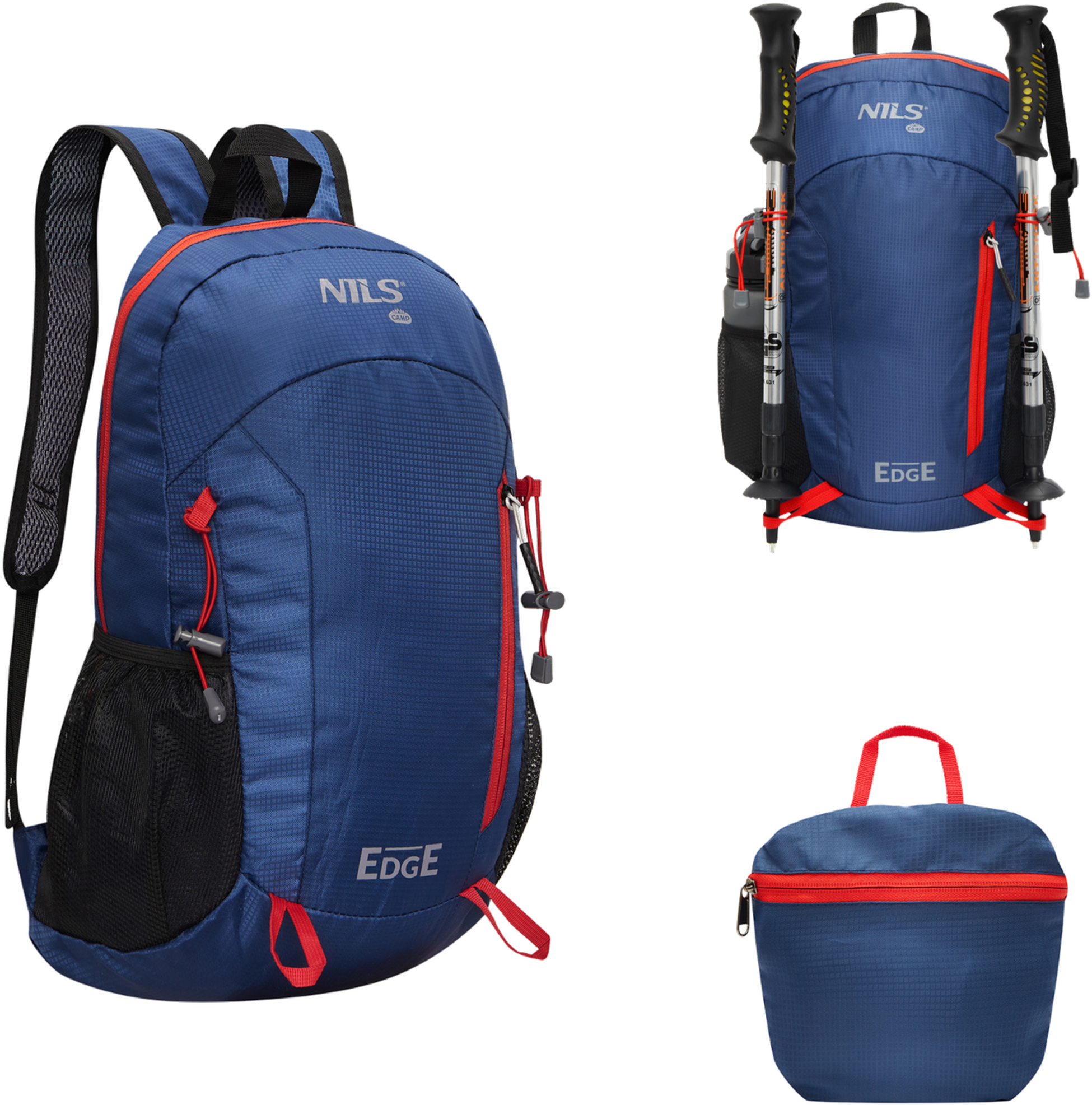 NORTHIX, Backpack, Dark Blue, 22l Capacity