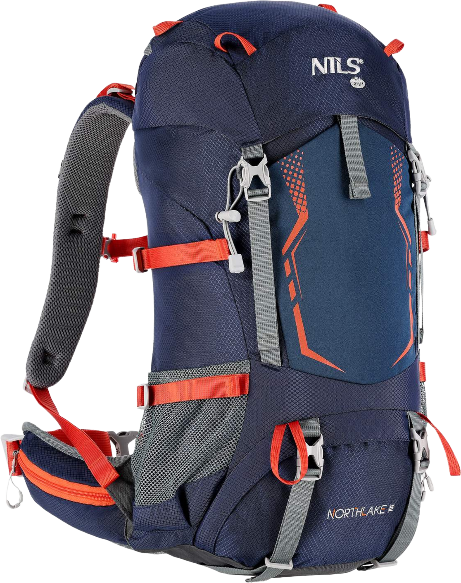 NORTHIX, Backpack 40l, Tourist, Navy Blue, Lightweight