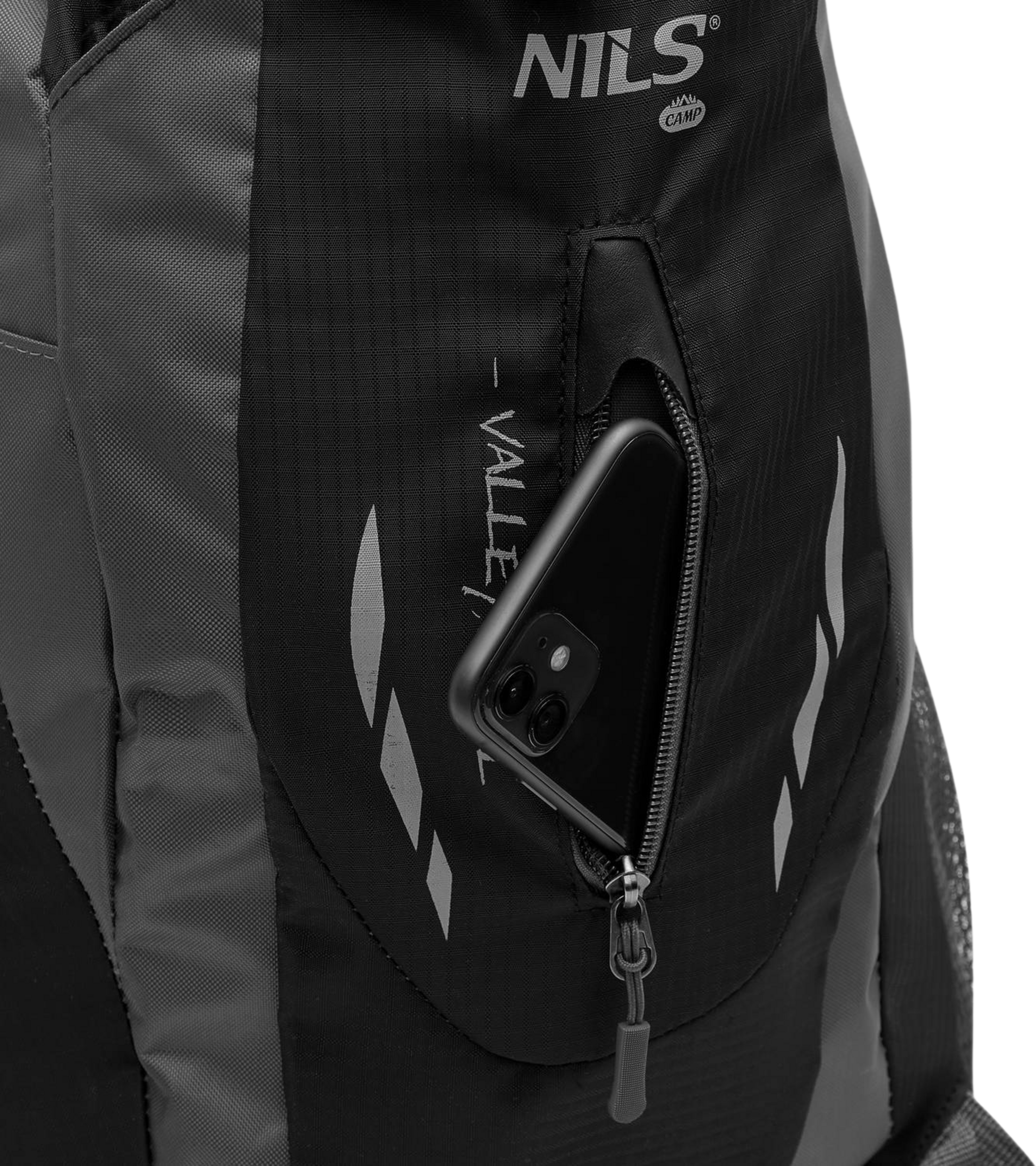 NORTHIX, Backpack For Tourists, Black, 40l Capacity