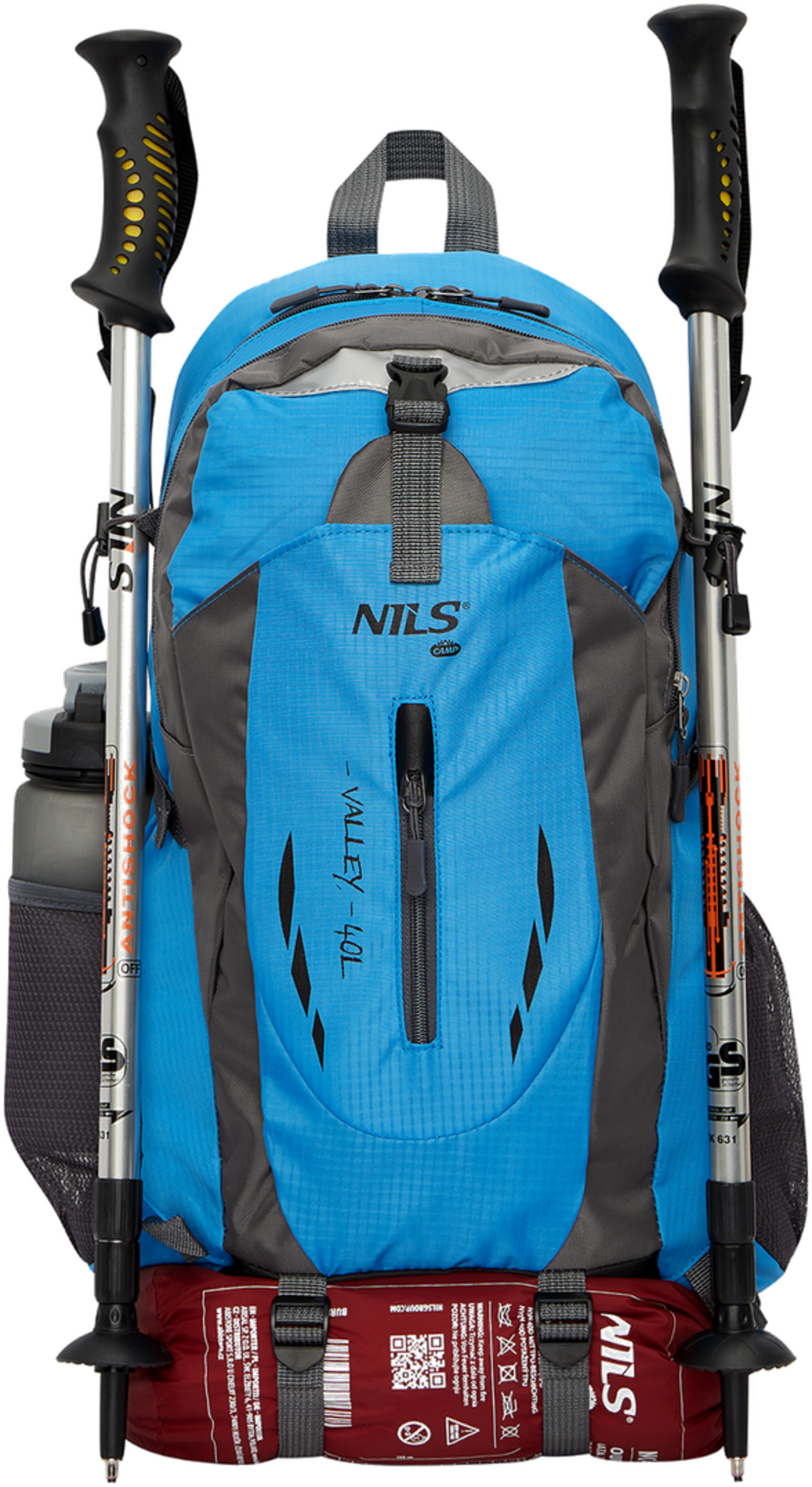 NORTHIX, Backpack For Tourists, Blue, 40l Capacity