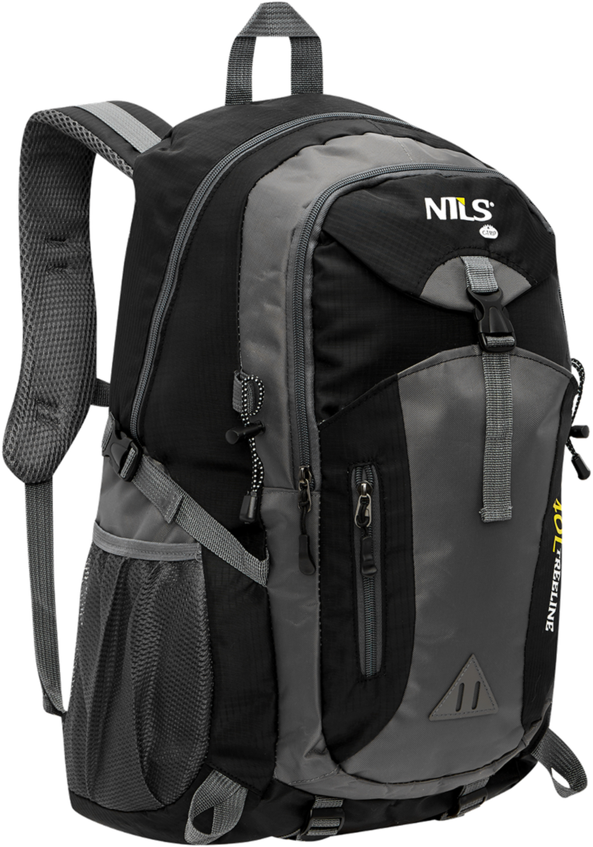 NORTHIX, Backpack Tourist Black 40l &ndash; Travel Essentials