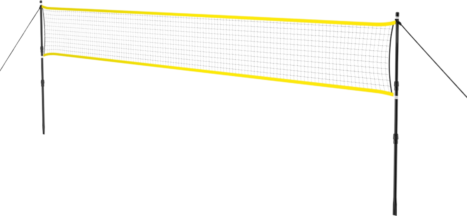NORTHIX, Badminton Net With Telescopic Posts, 600x60 Cm, Full Cover
