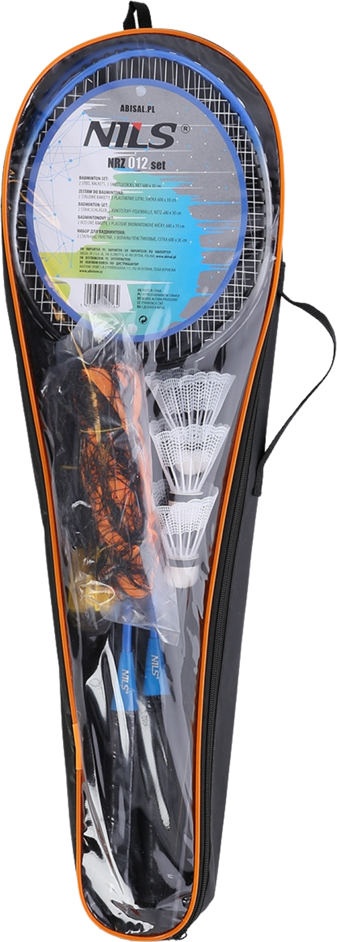 NORTHIX, Badminton Set &ndash; 2 Rackets, 3 Shuttlecocks, Mesh Cover