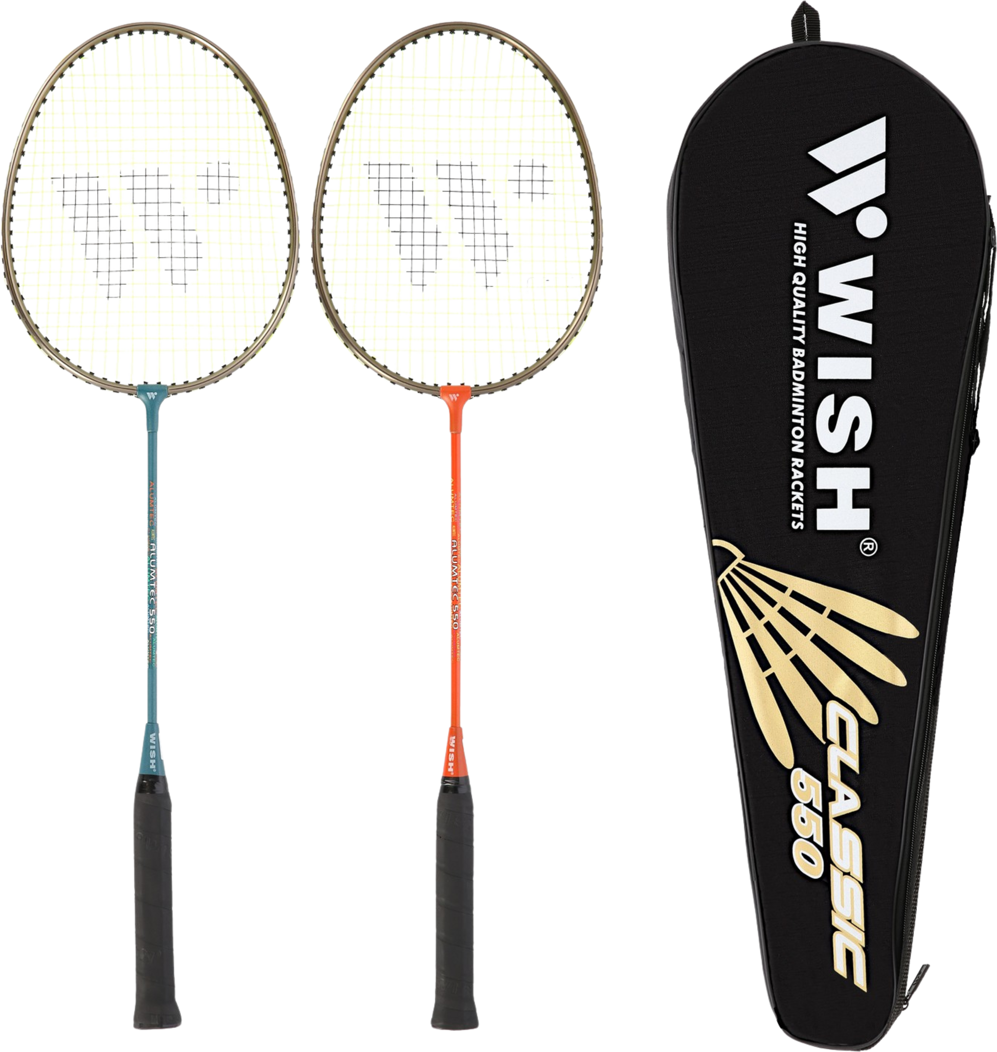 NORTHIX, Badminton Set &ndash; 2 Rackets, Shuttlecocks Included