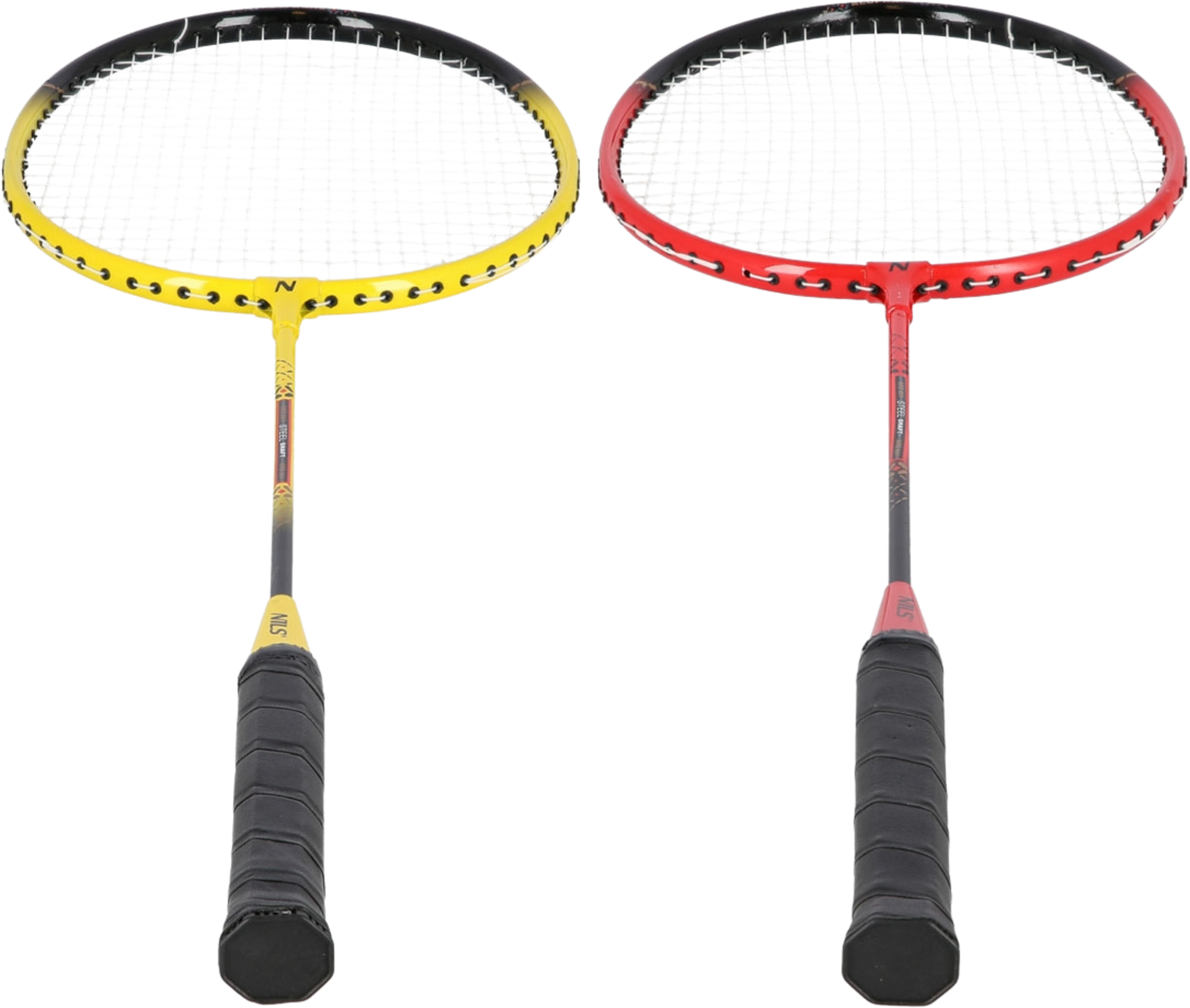 NORTHIX, Badminton Set &ndash; 4 Rackets, 3 Feather Shuttlecocks, Net