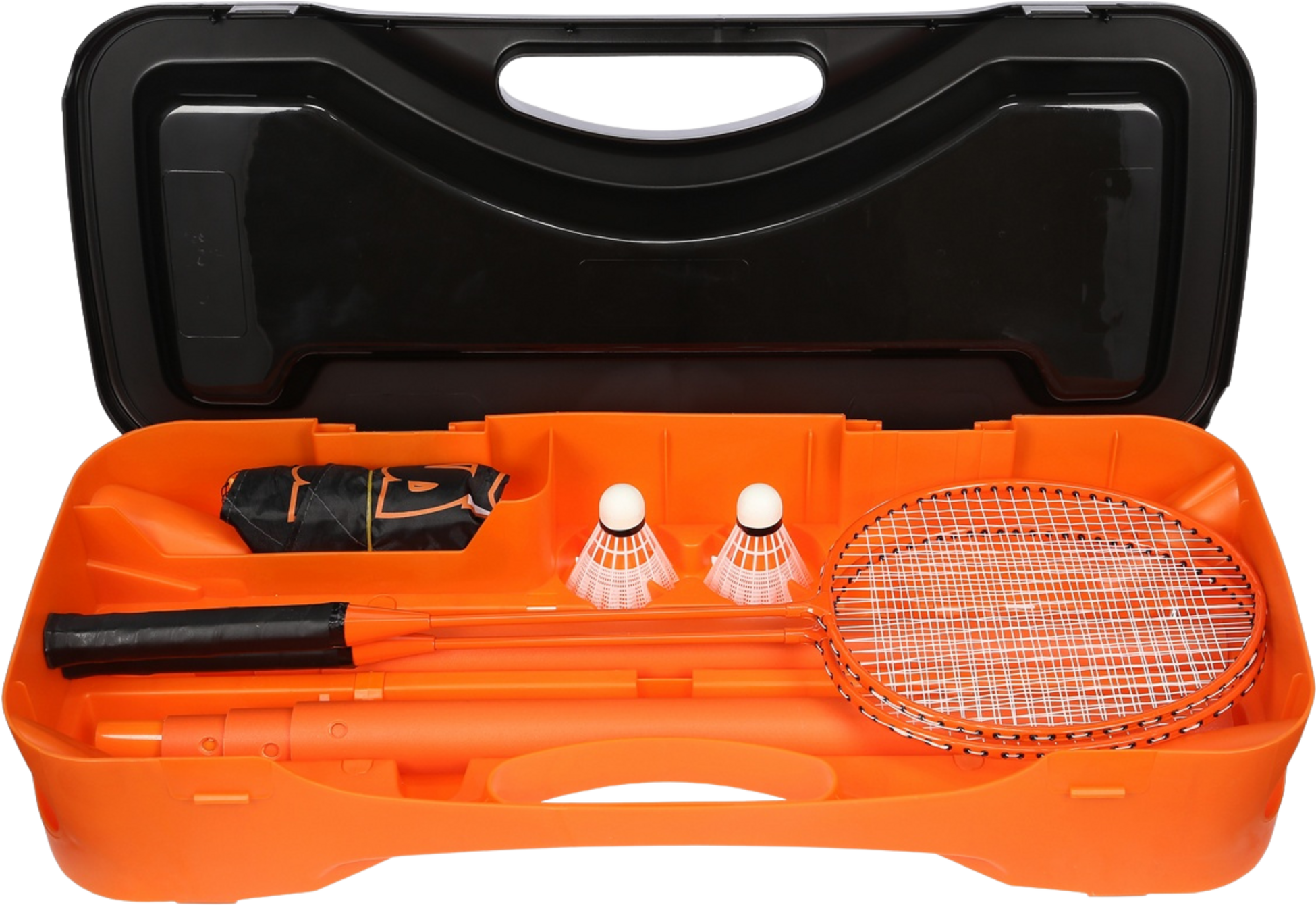 NORTHIX, Badminton Set With 2 Rackets, 2 Shuttlecocks, Net  Case