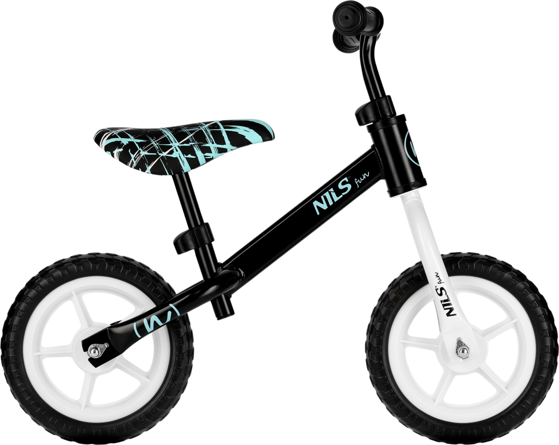 NORTHIX, Balance Bike, Black Wheel, 10-inch