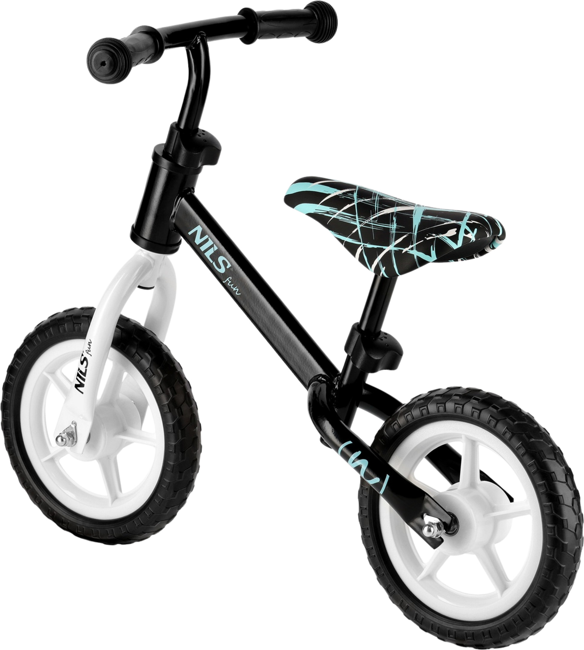 NORTHIX, Balance Bike, Black Wheel, 10-inch