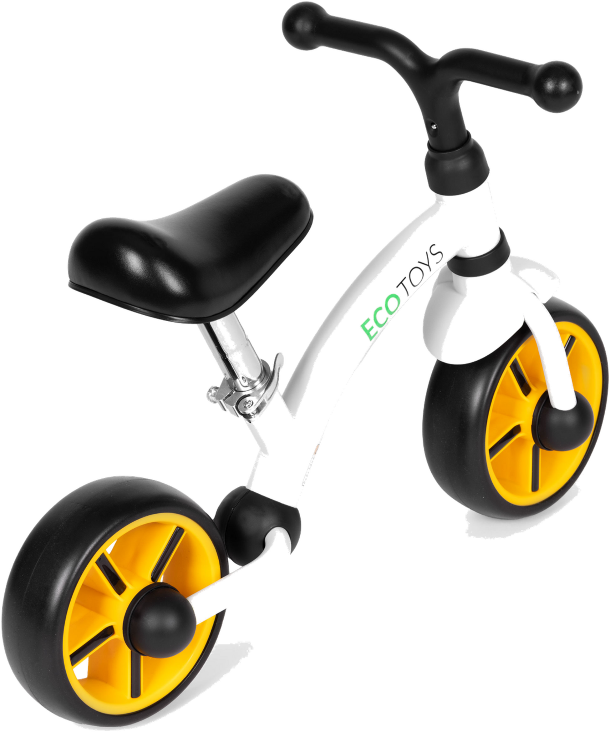 NORTHIX, Balance Bike For Children, Eva Wheels, Adjustable Seat, Black, Ecotoys