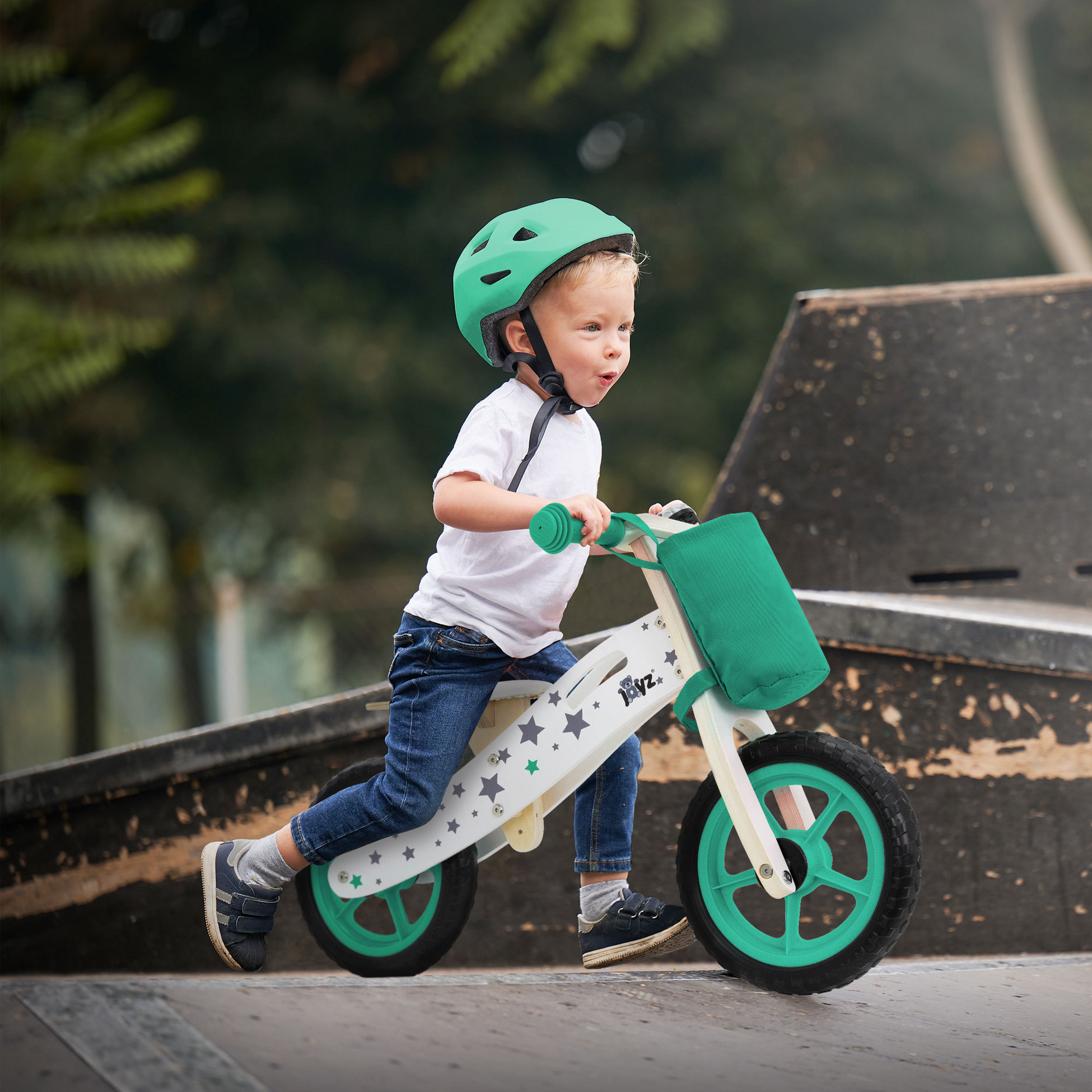 JOYZ, Balanscykel För Barn Från 2 År Green Joyz