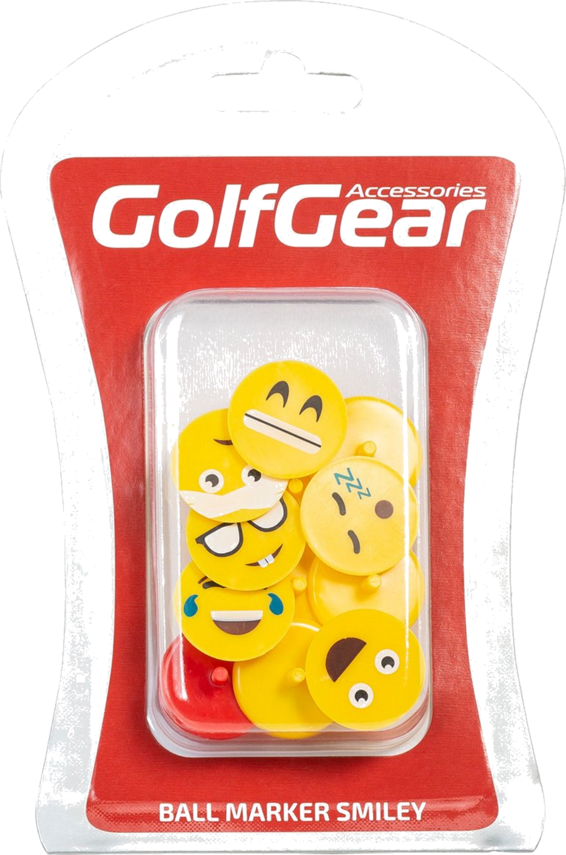 GOLF GEAR, Ballmarker Smiley 12-p Onesize