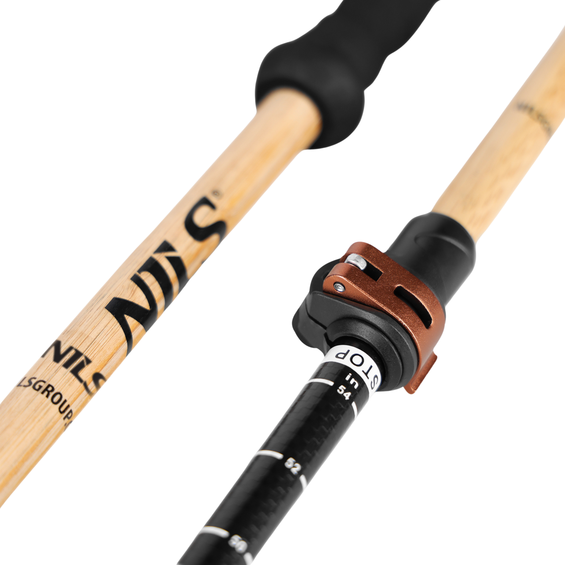 NORTHIX, Bamboo Trekking Poles &ndash; Lightweight, Adjustable, Pair
