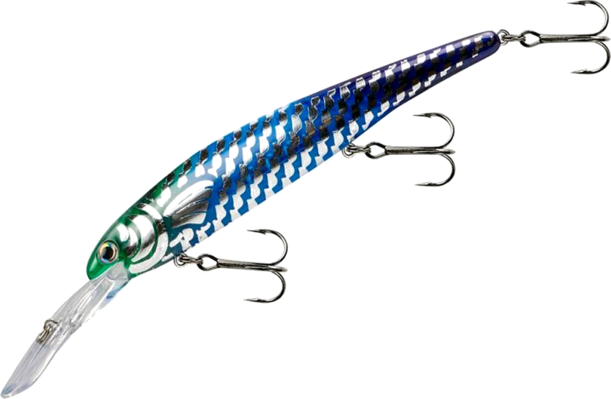 BANDIT LURES, Bandit Generator Chrome Green Blue Purple
