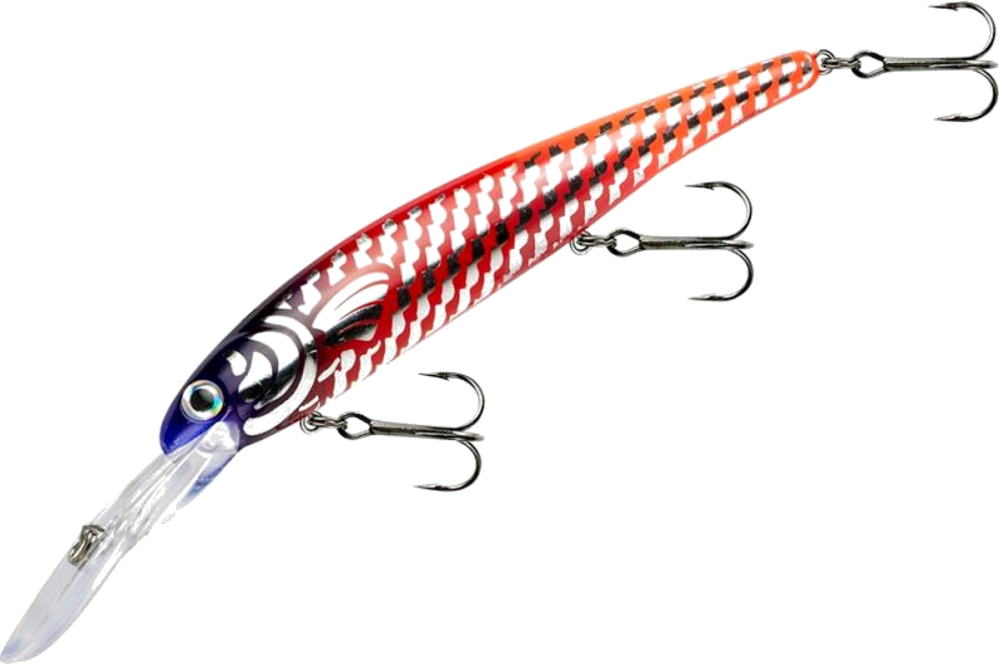 BANDIT LURES, Bandit Generator Chrome Purple Red Orange