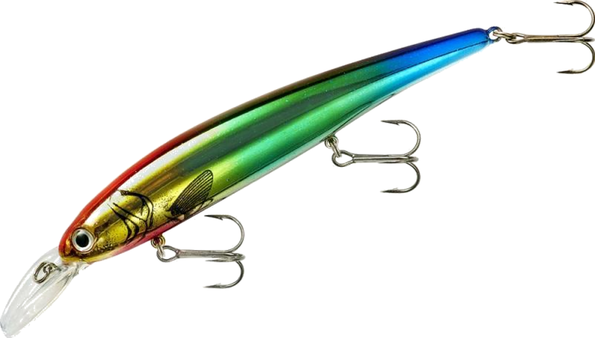 BANDIT LURES, Bandit Walleye Shallow Green Clown