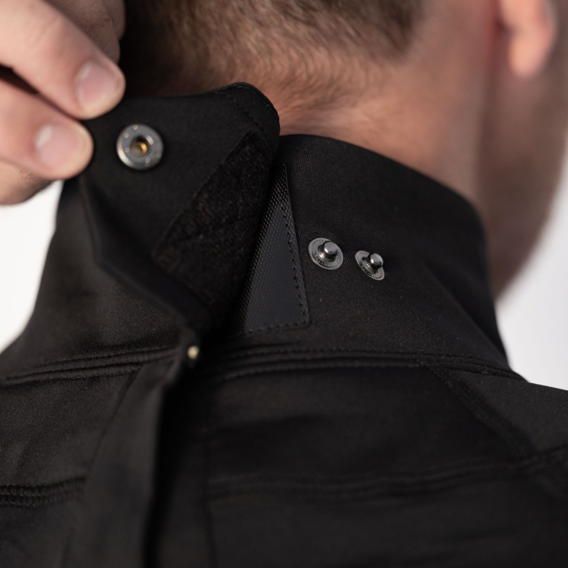 KOSA, Bandy Shirt With Neck Guard Black/grey (junior)