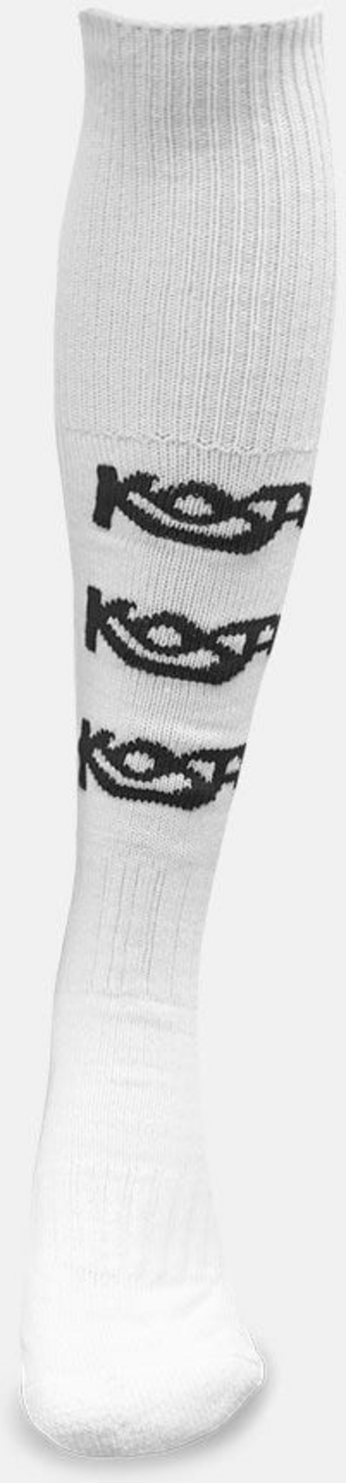 KOSA, Bandy Sock White/black