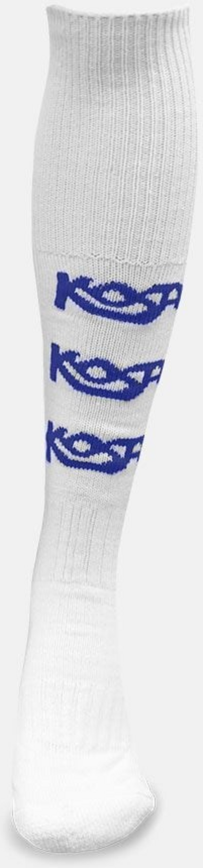 KOSA, Bandy Sock White/blue