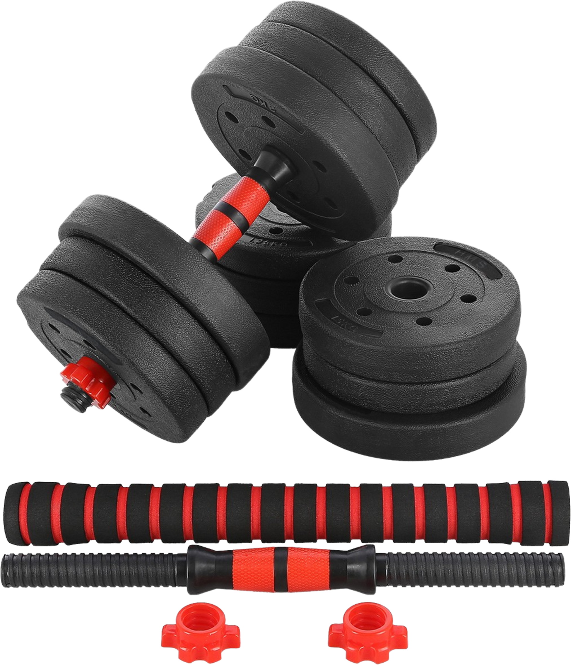 NORTHIX, Barbell And Dumbbells Set, 20 Kg, Composite Material