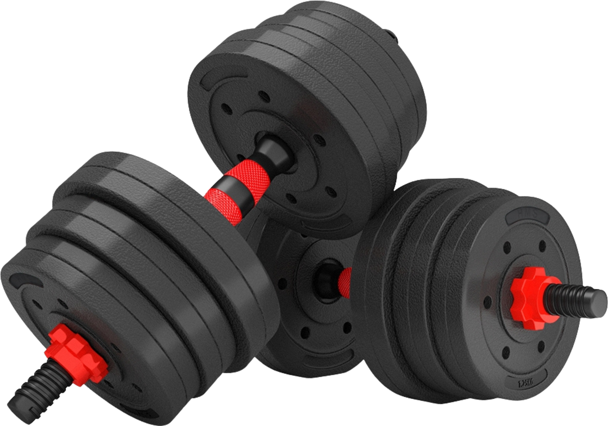 NORTHIX, Barbell And Dumbbells Set, 20 Kg, Composite Material