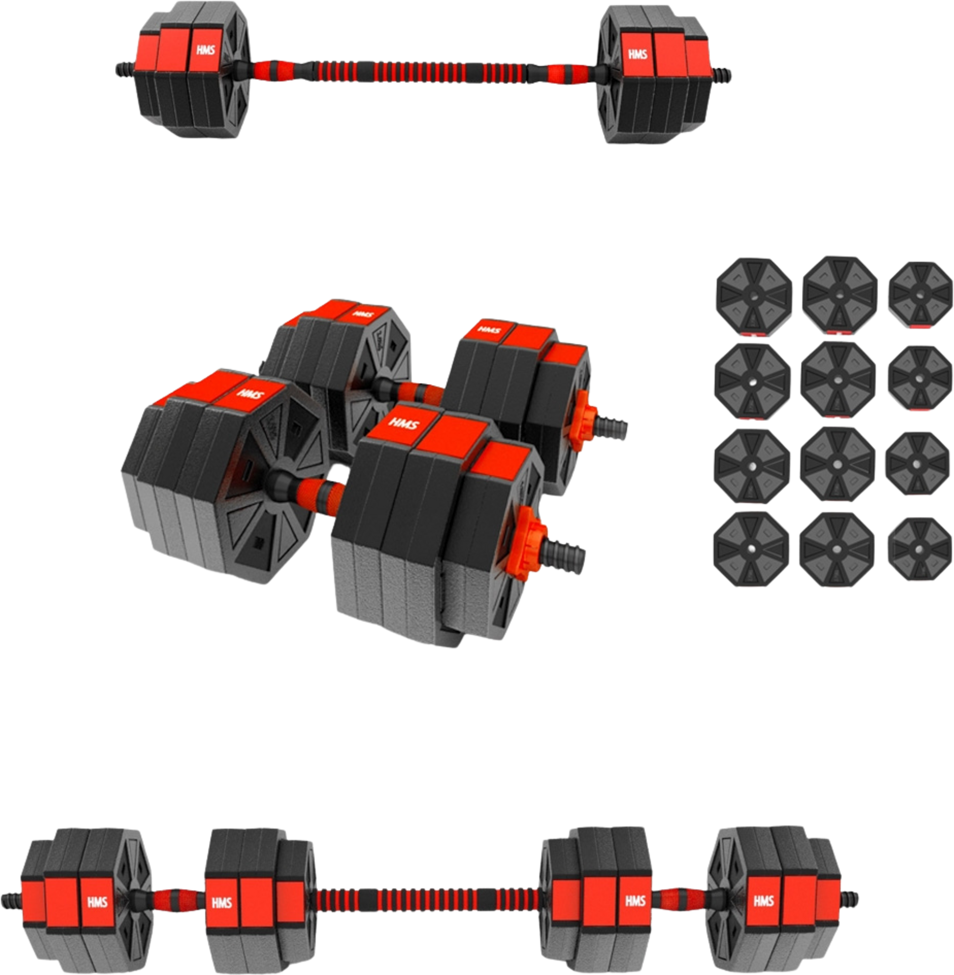 NORTHIX, Barbell And Dumbbells Set, Composite, 30 Kg