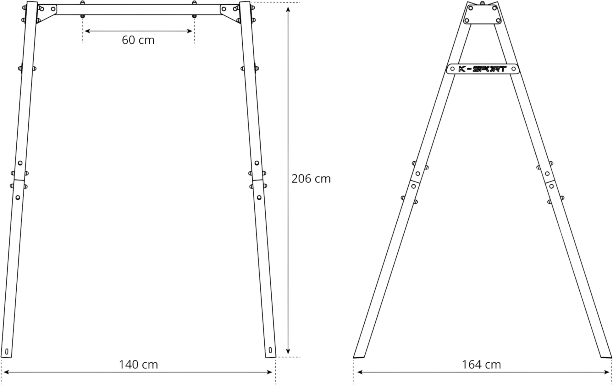 K-SPORT, Barngunga För Trädgården Med Nestgunga I Children Garden Swing