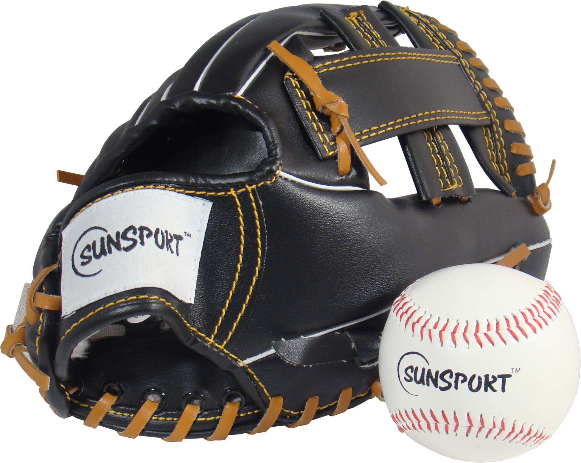 SUNSPORT, Baseball Glove And Ball