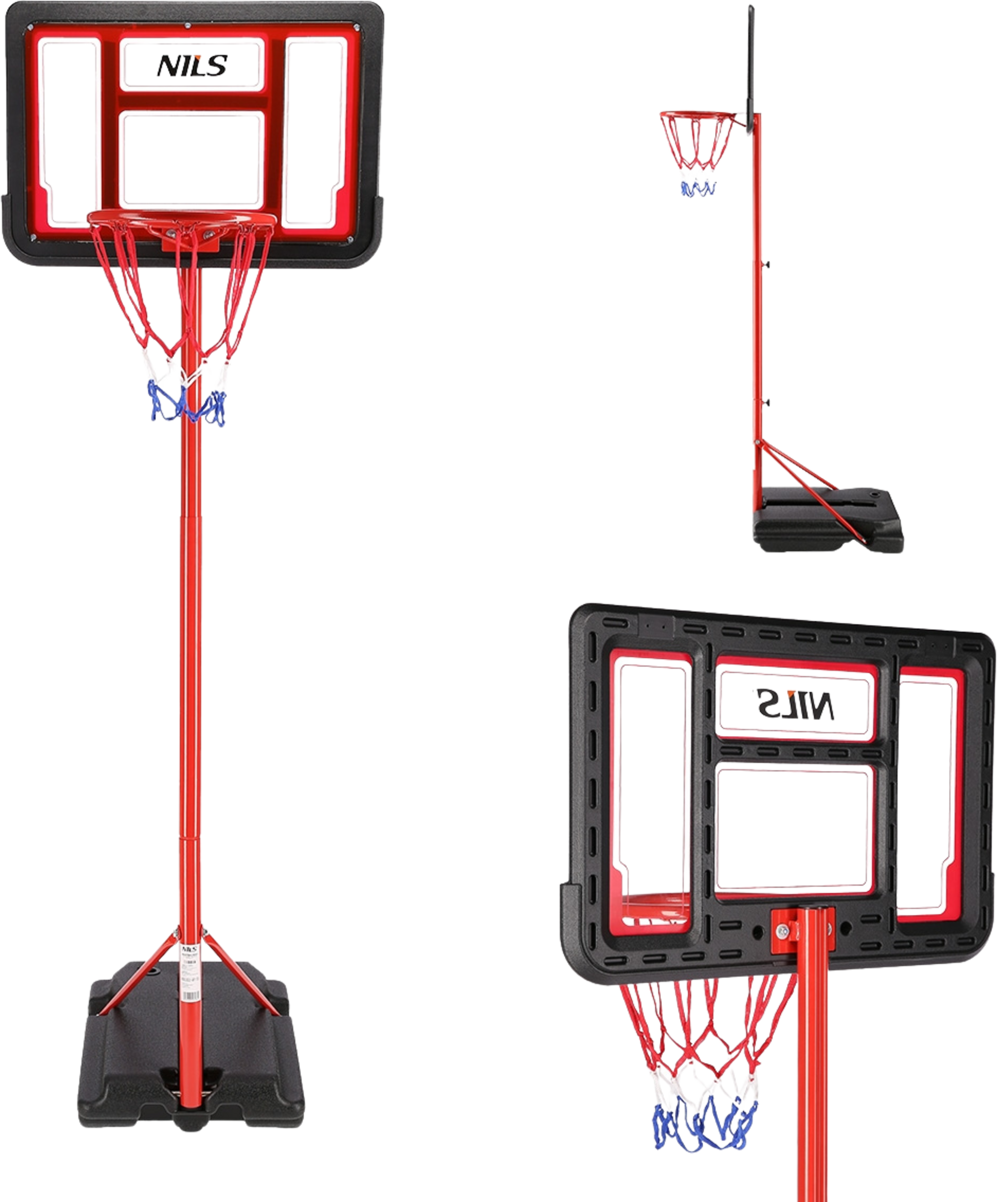 NORTHIX, Basketball Hoop, Adjustable Height, Indoor/outdoor Use