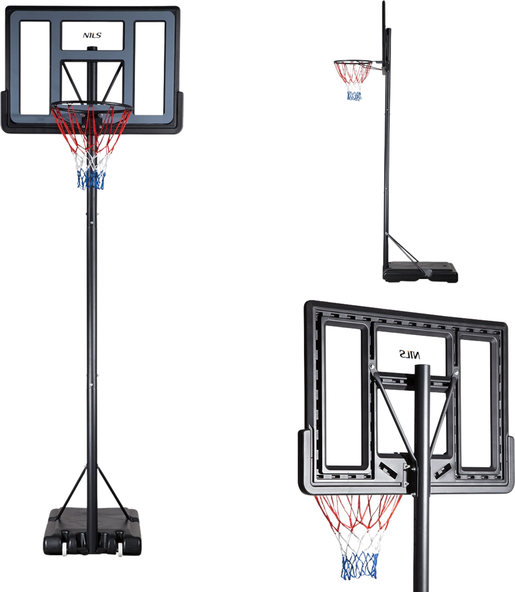 NORTHIX, Basketball Hoop, Adjustable Height, Indoor/outdoor