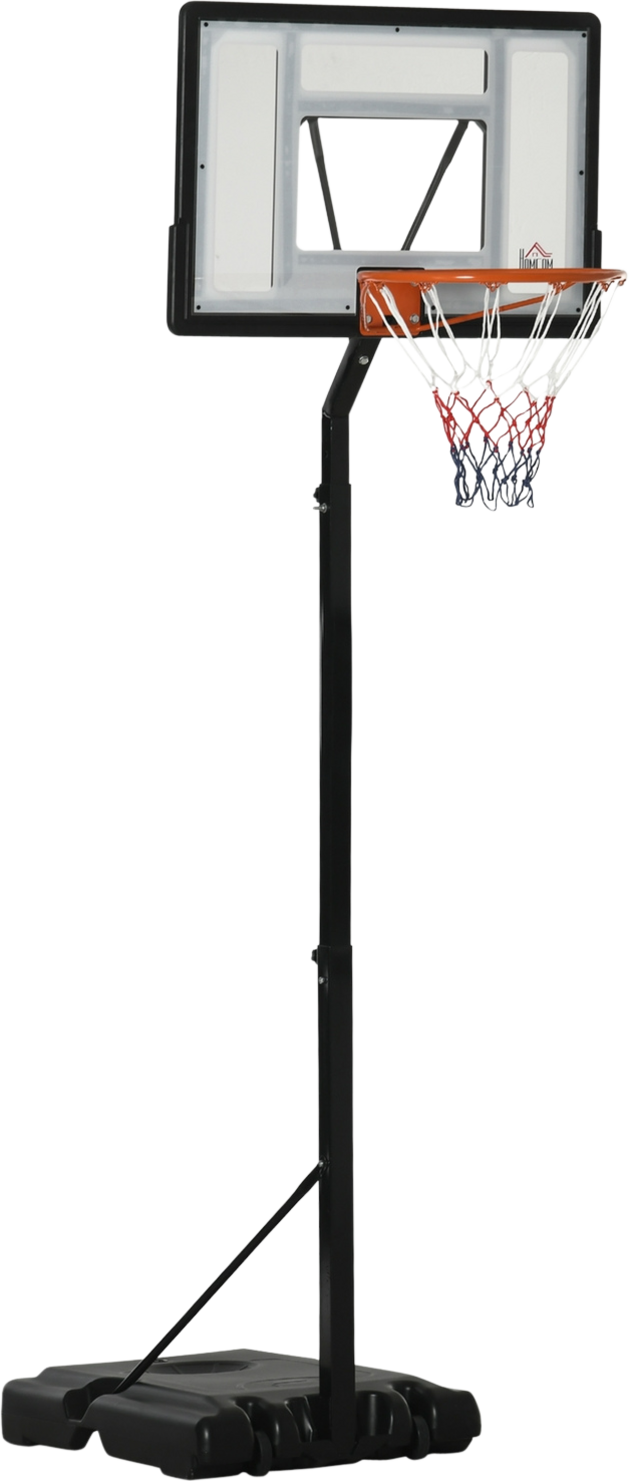 NORTHIX, Basketball Hoop Rollable Height Adjustable 260-310cm Stand