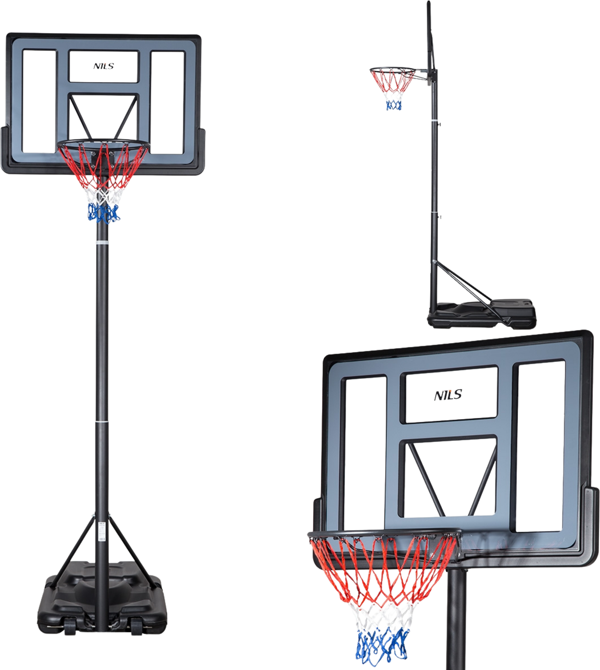 NORTHIX, Basketball Hoop With Adjustable Height