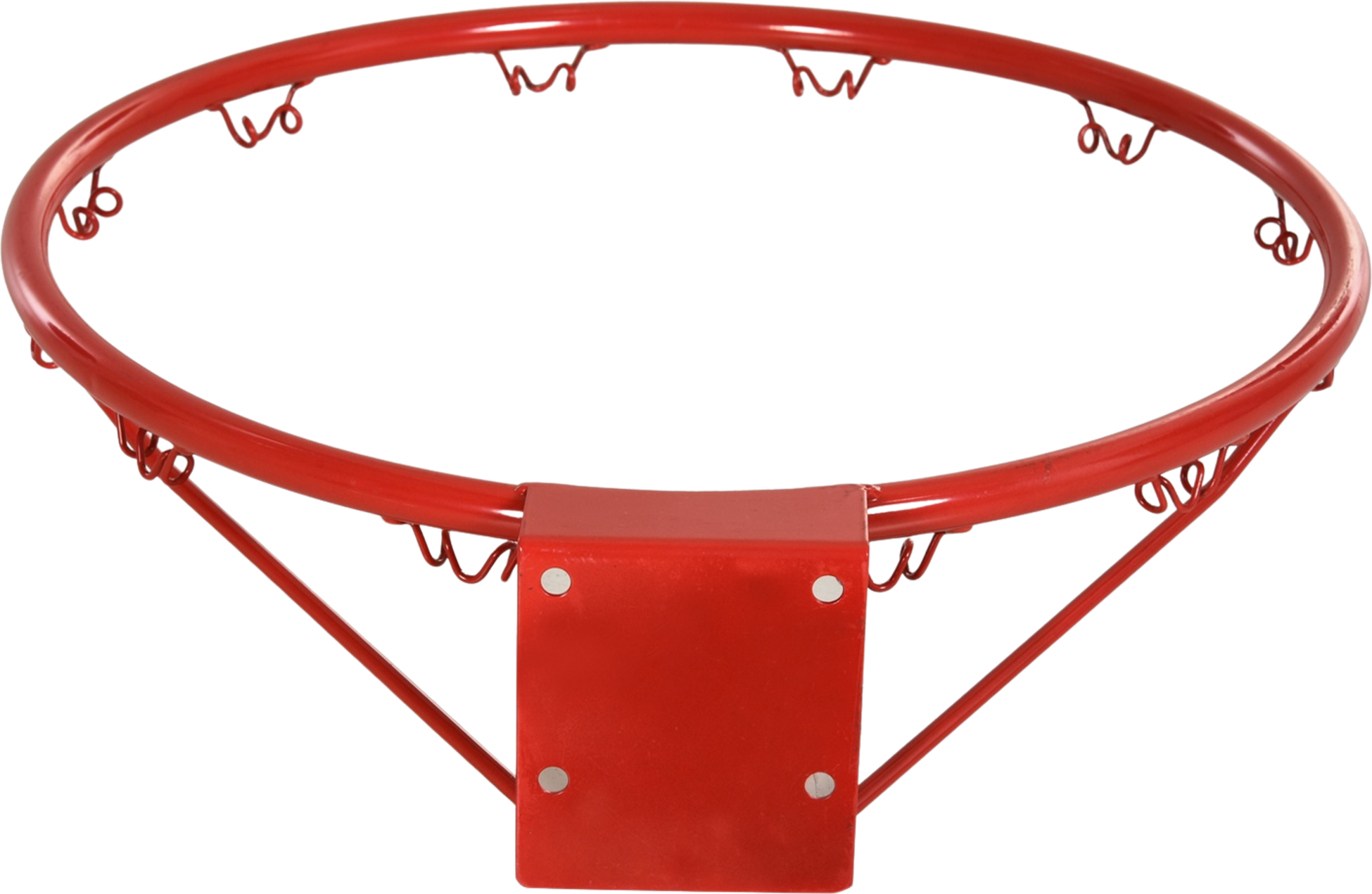 NORTHIX, Basketball Net Basketball Hoop With Net, Steel Tube + Nylon, Red + Blue + White, &Oslash;46 Cm