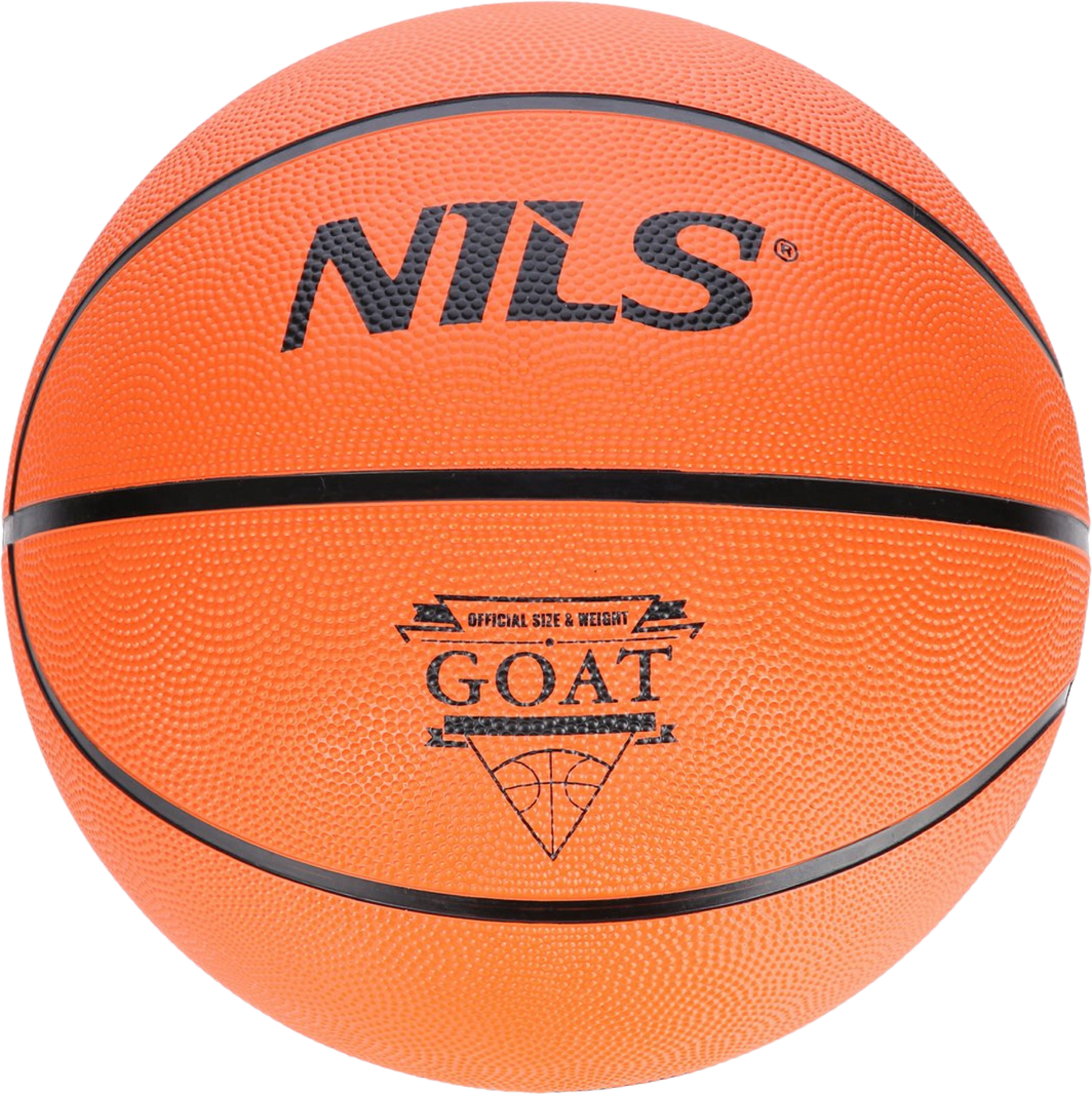 NORTHIX, Basketball Orange, Size 5, Durable Material