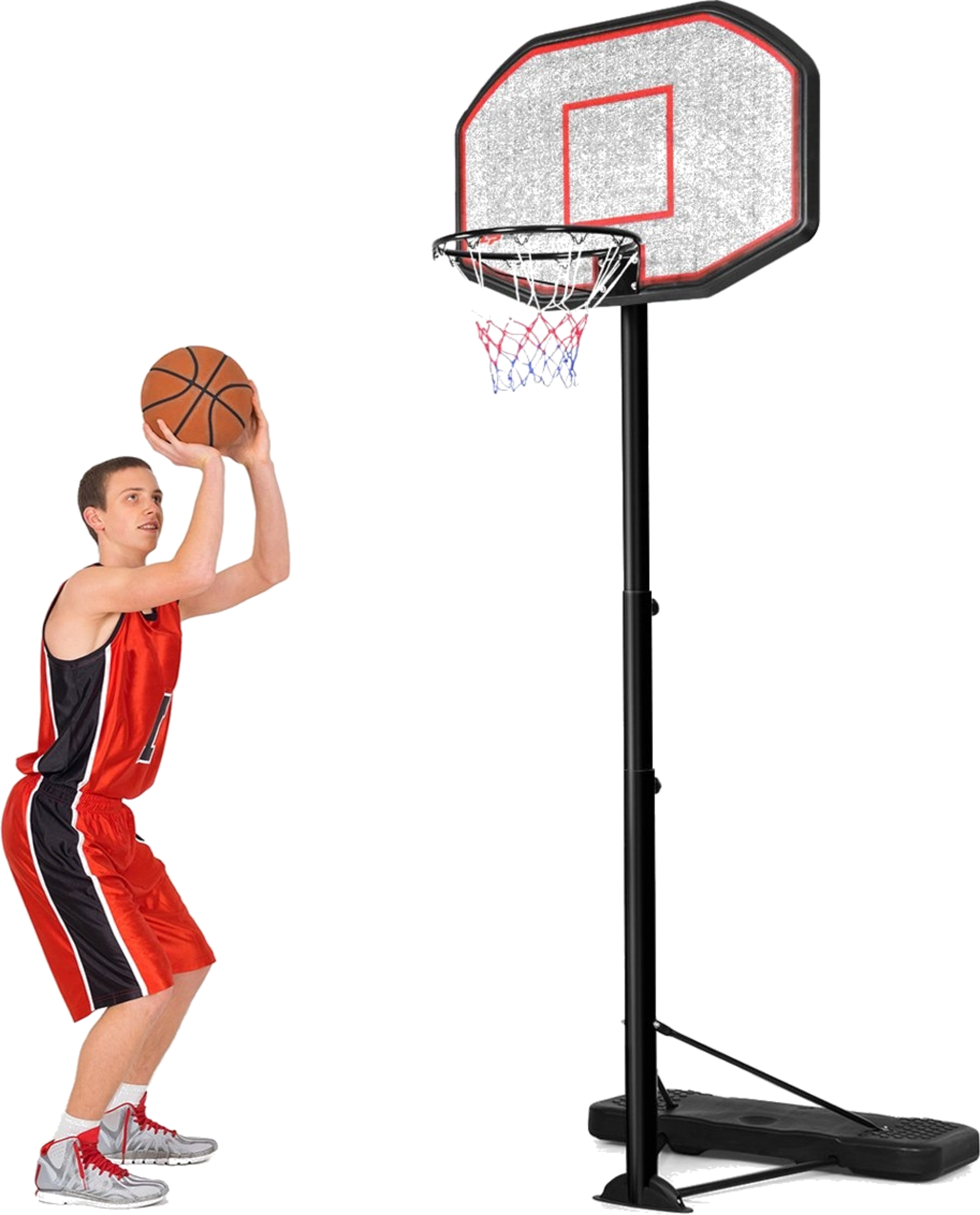 B2X, Basketball Stand, Basketball Hoop, Portable Basketball System, 200-305 Cm