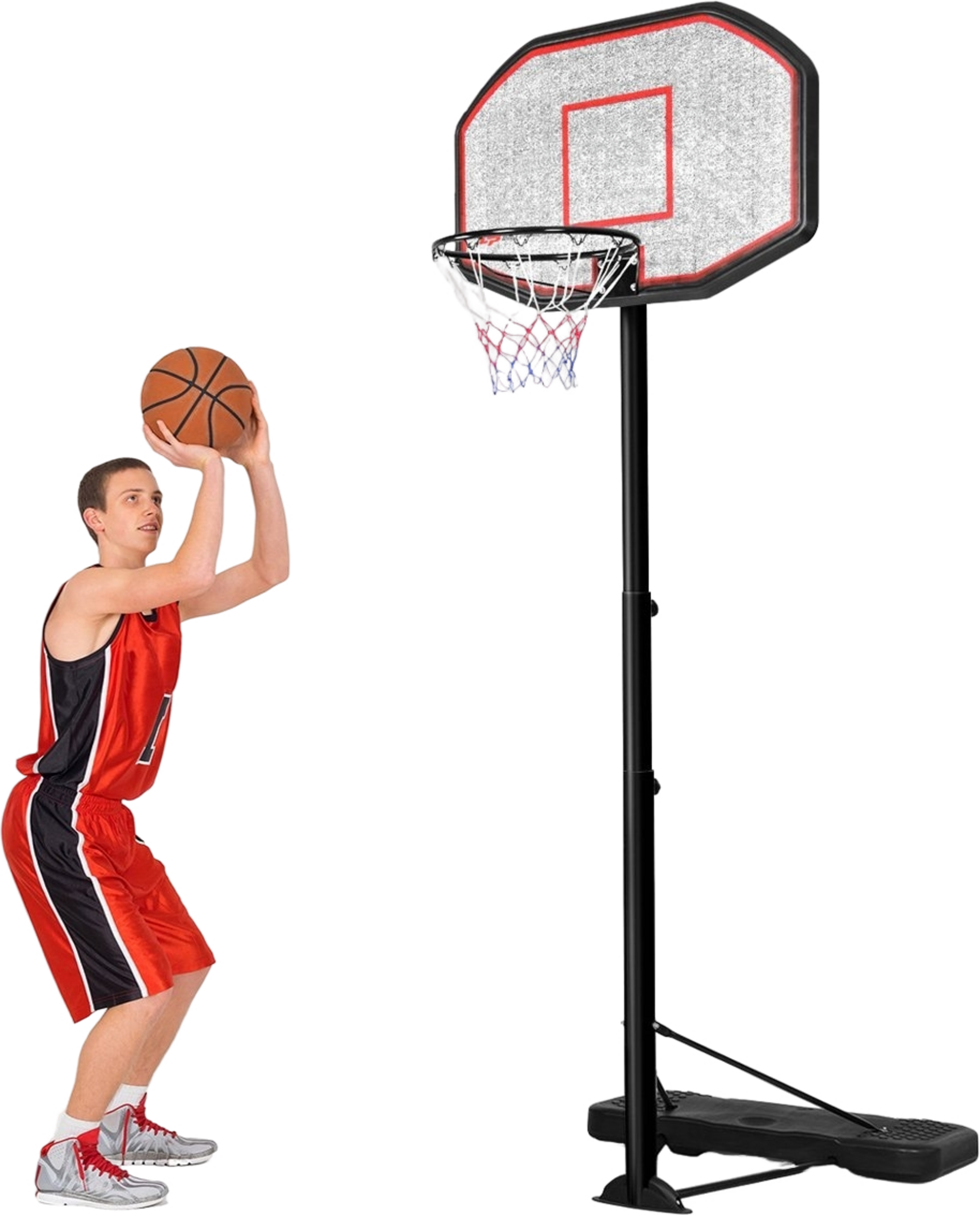 B2X, Basketball Stand, Basketball Hoop, Portable Basketball System, 200-305 Cm