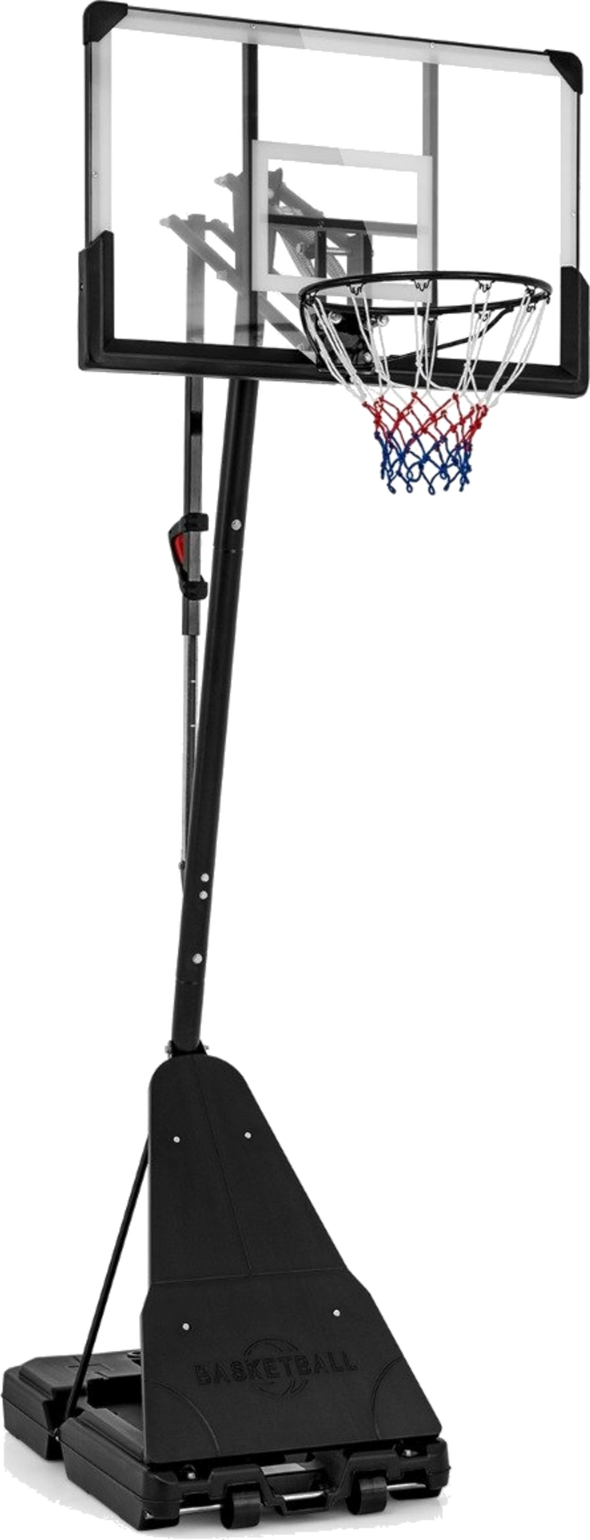 NORTHIX, Basketball Stand 150-305 Cm Height-adjustable Basketball Hoop Outdoor With Stand