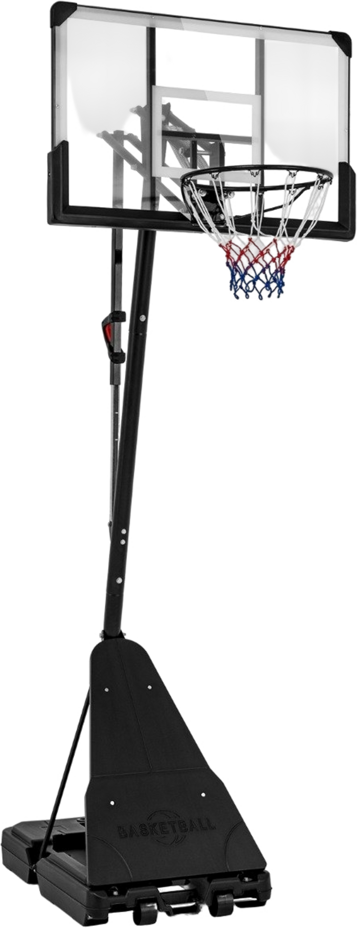 NORTHIX, Basketball Stand 150-305 Cm Height-adjustable Basketball Hoop Outdoor With Stand