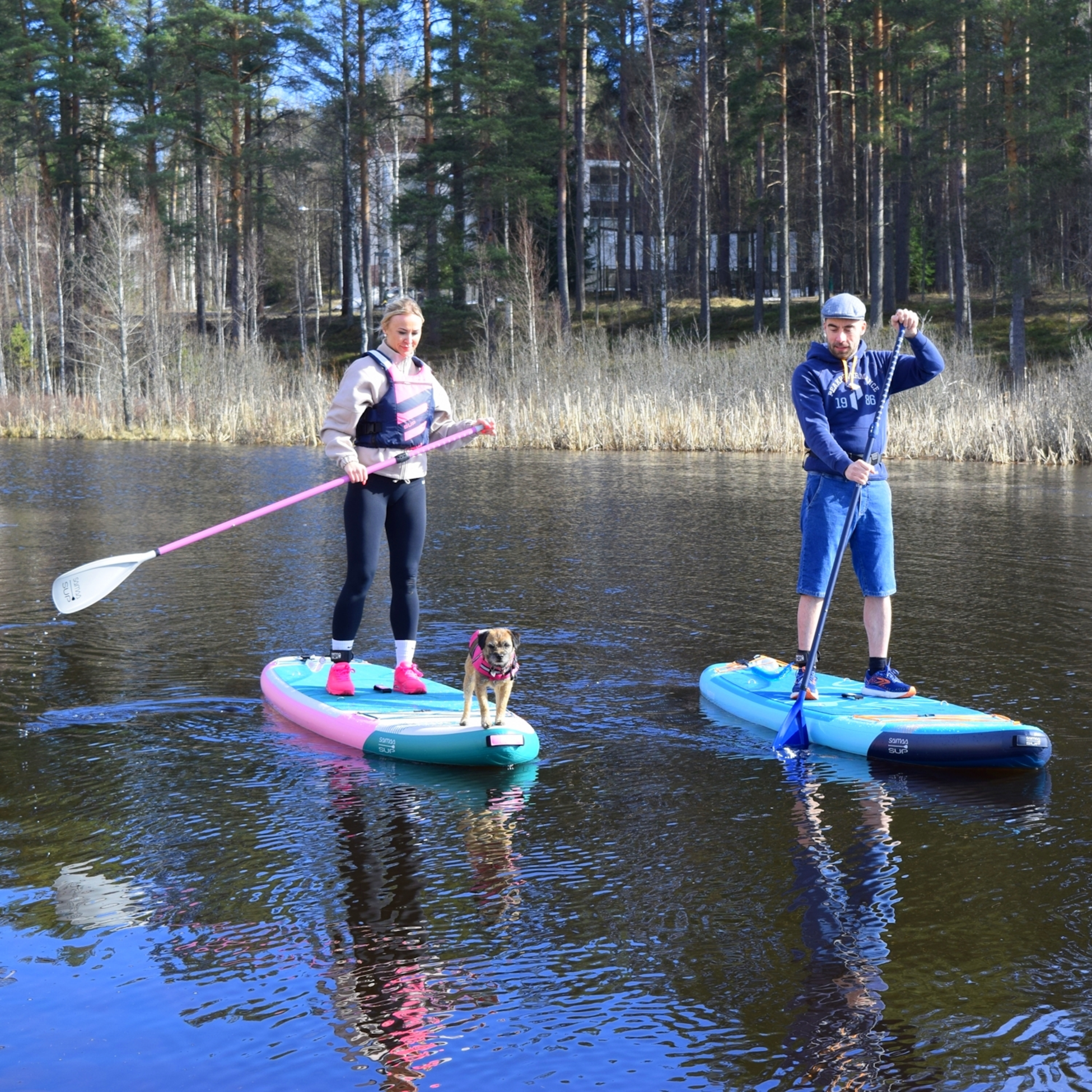 SAIMAA SUP, Bass Pink Sup Set, 335 X 84 Cm