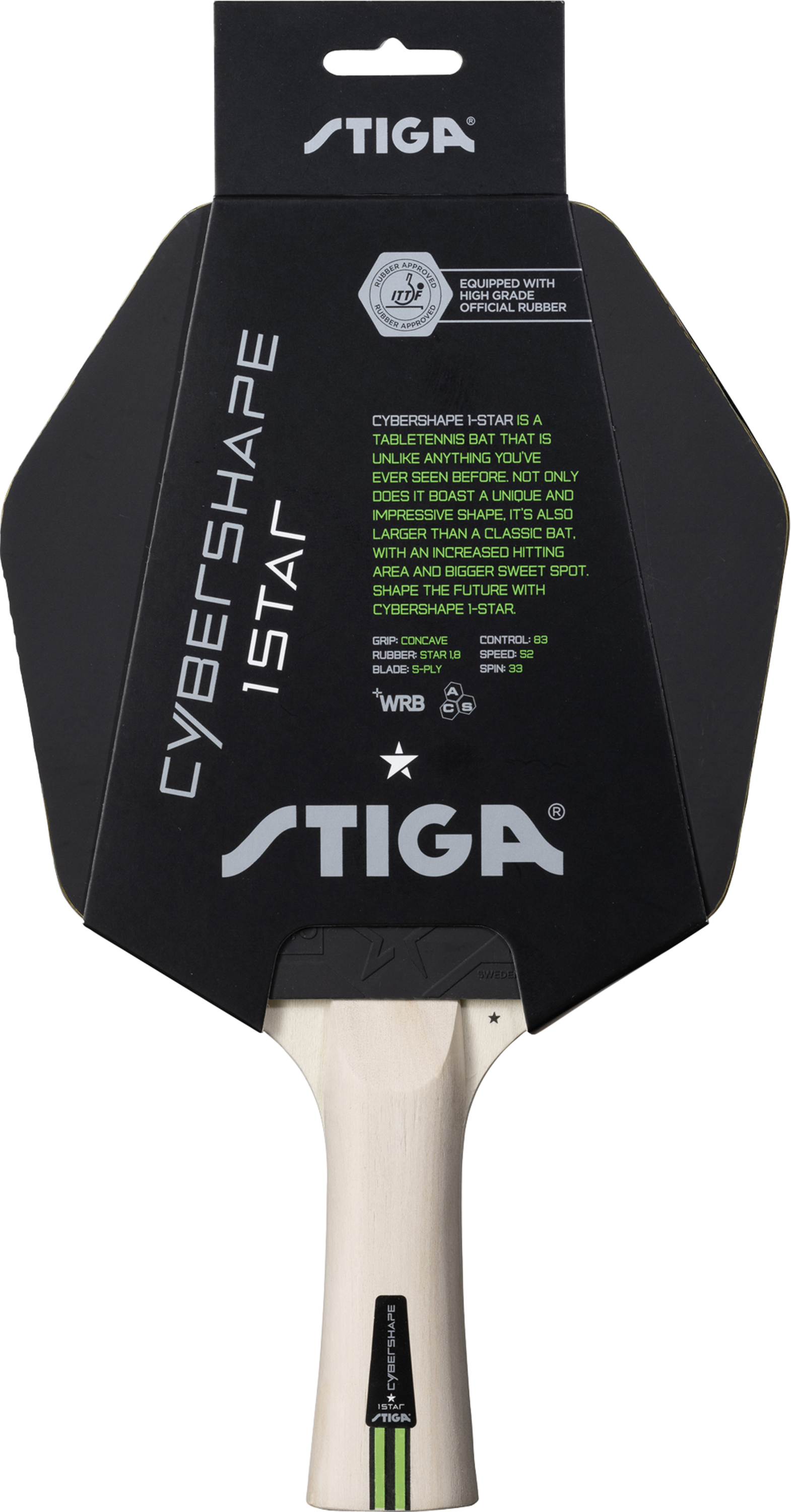 STIGA, Bat Cybershape 1-star