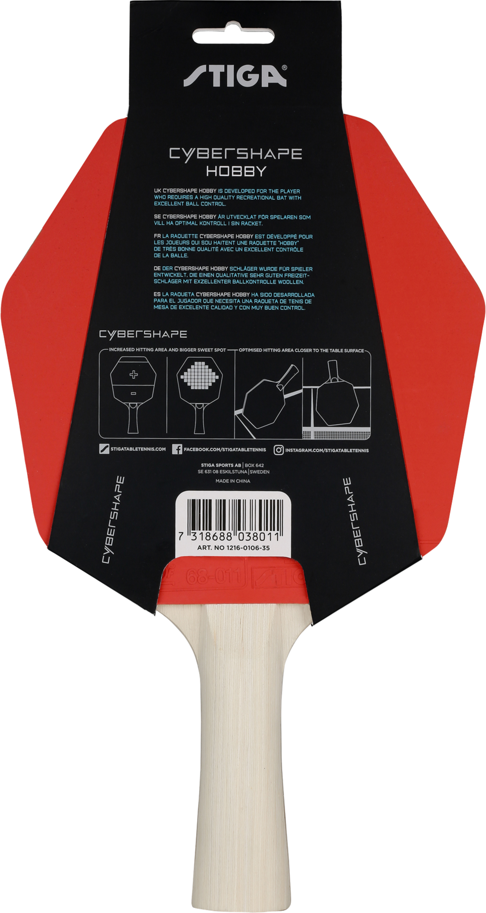 STIGA, Bat Cybershape Hobby