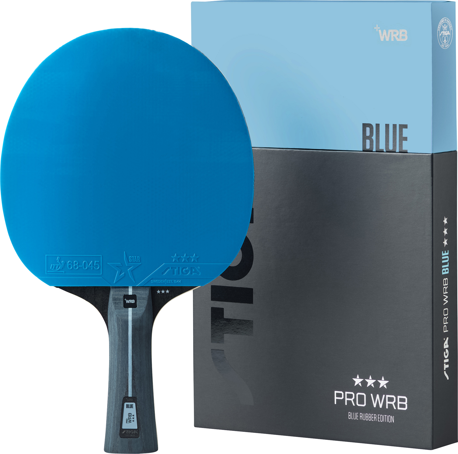 STIGA, Bat Pro Wrb Blue Edition - 3-star