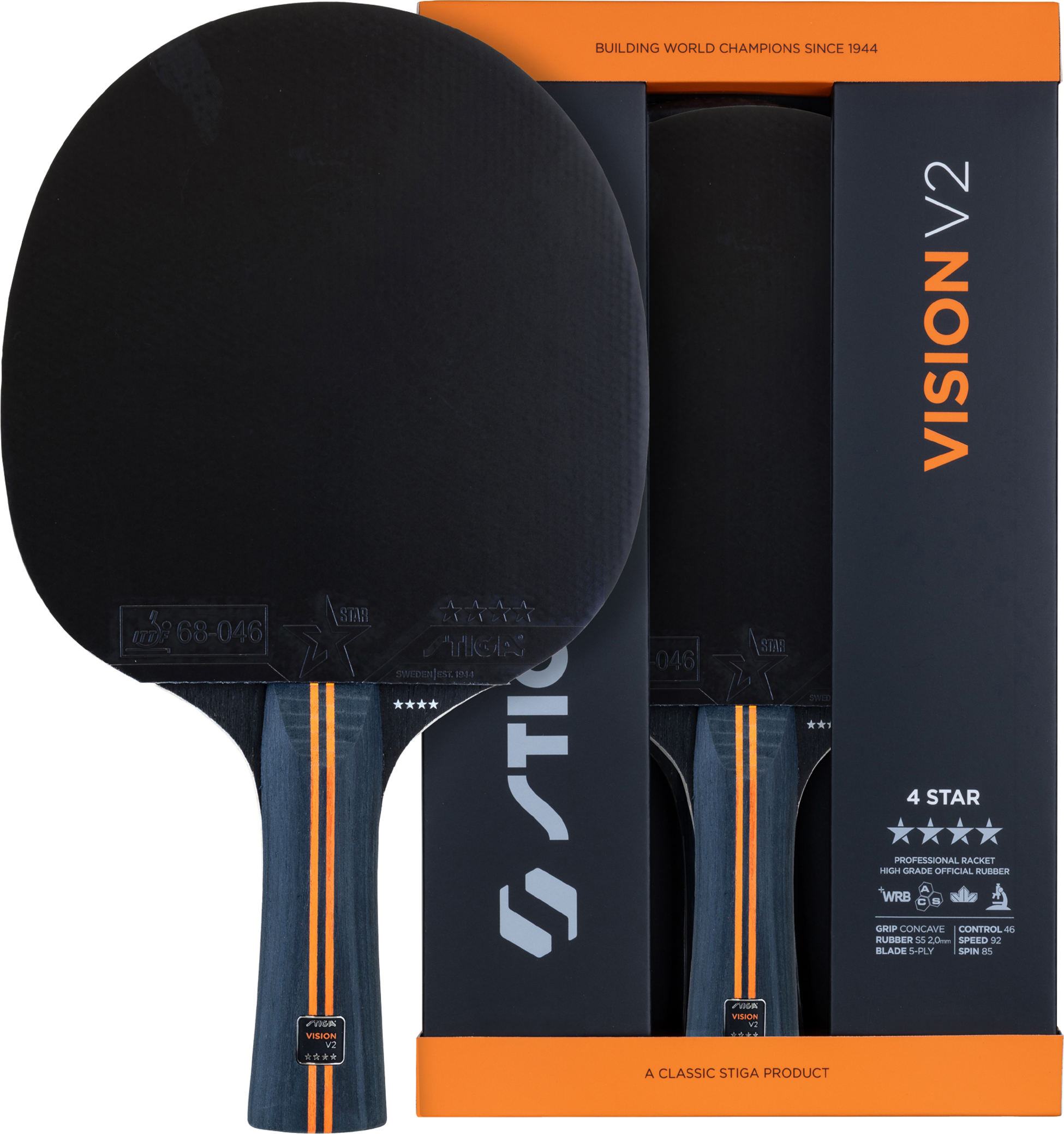 STIGA, Bat Vision V2 - 4-star