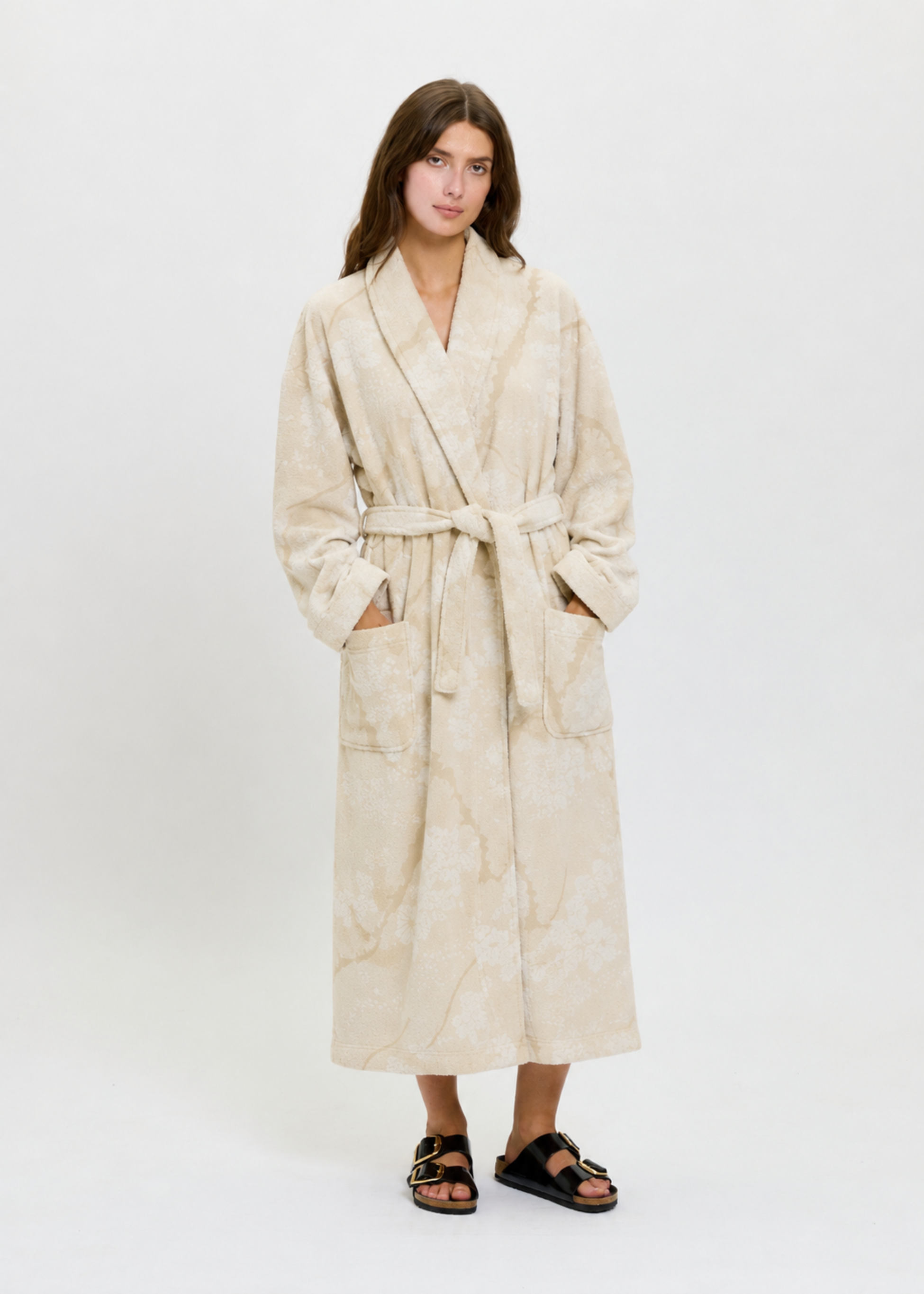 EMMAMALENA, Bathrobe Sockert&aring;ng Blue