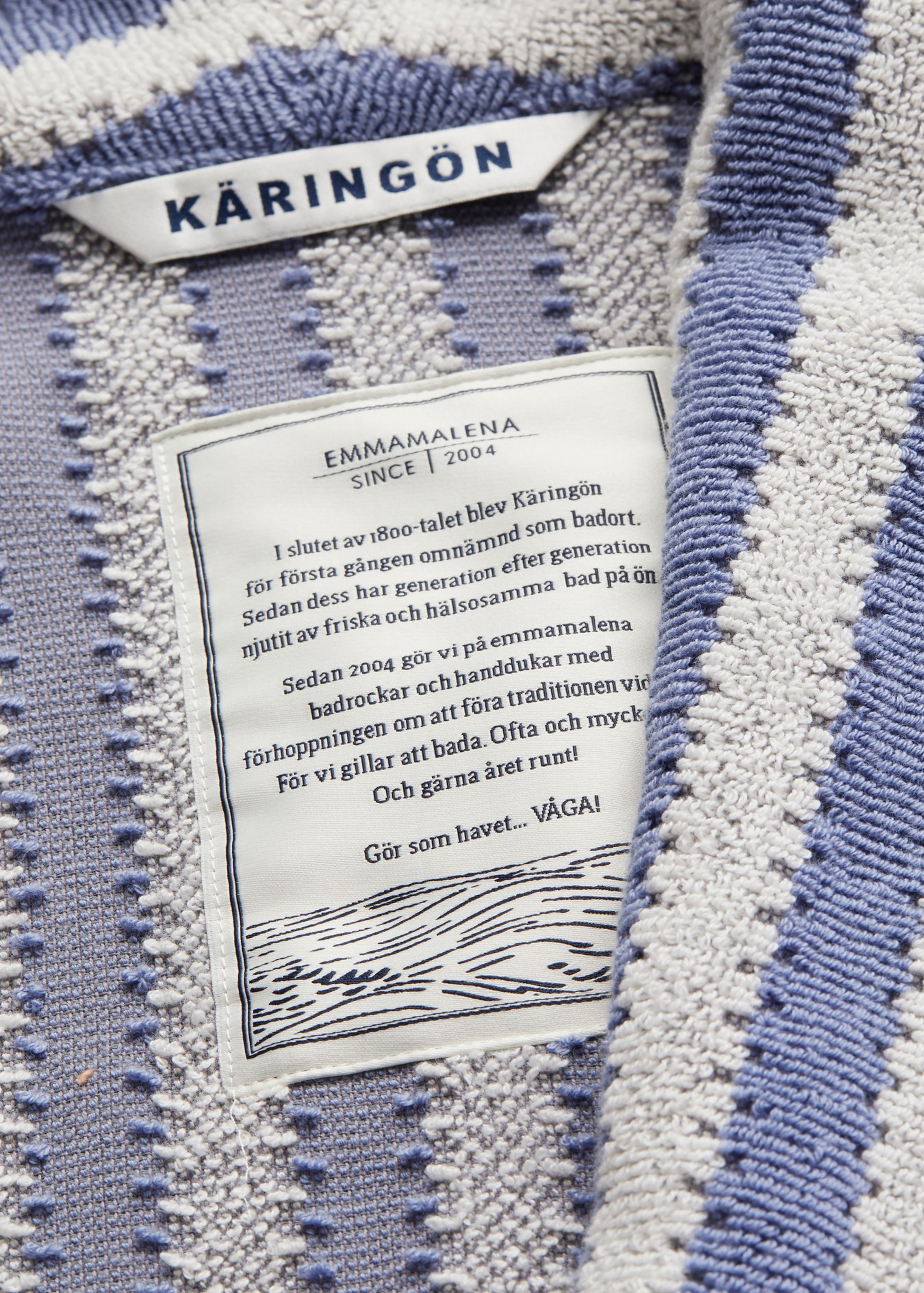 EMMAMALENA, Bathrobe Stripe Rope