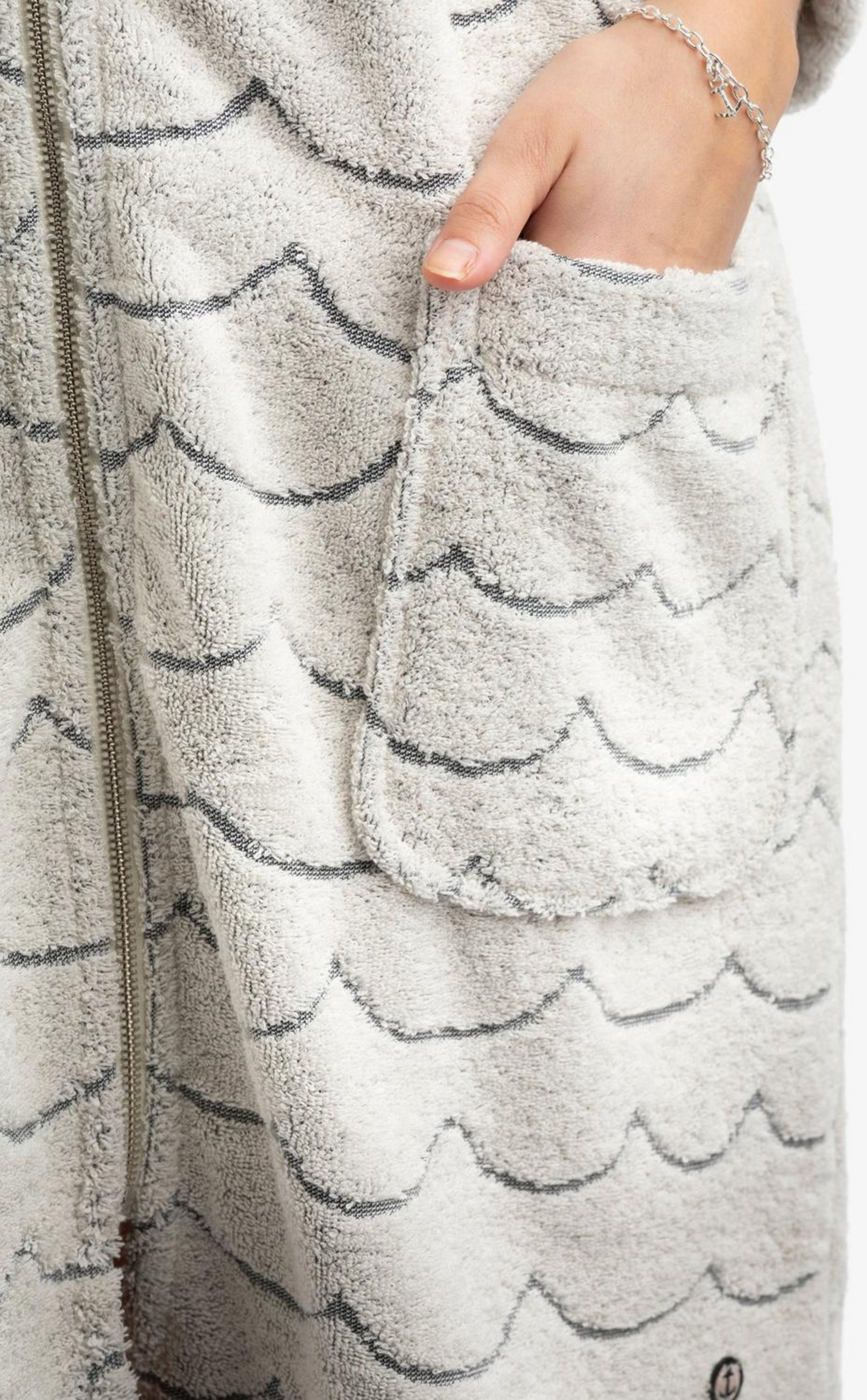 EMMAMALENA, Bathrobe Women Wave