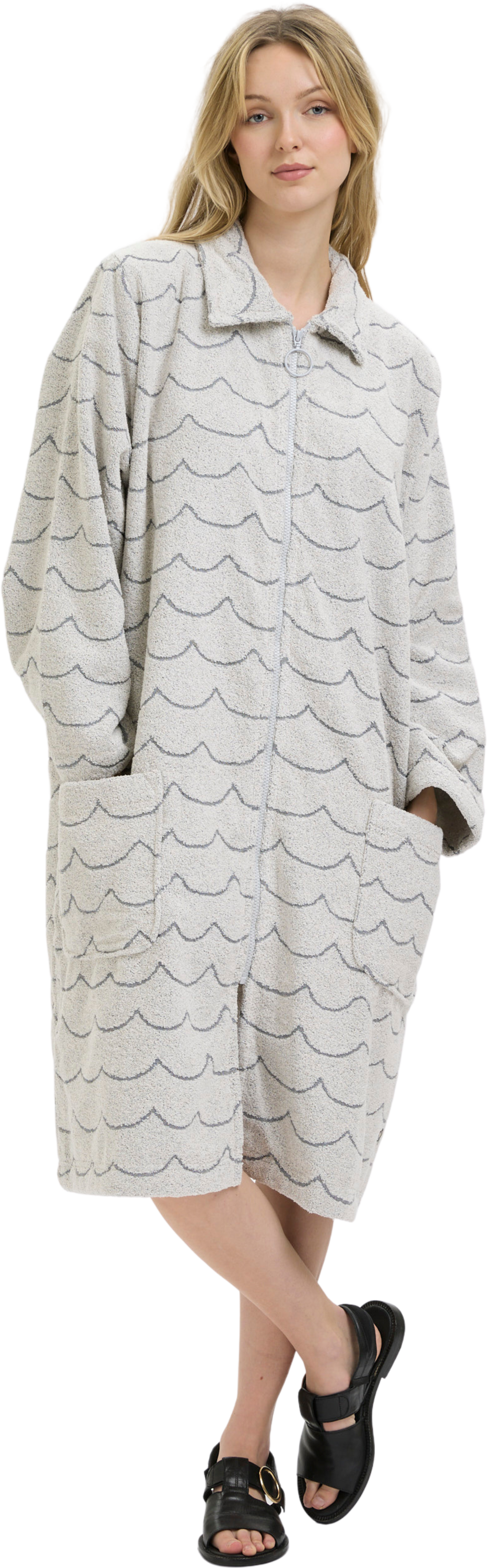 EMMAMALENA, Bathrobe Women Wave